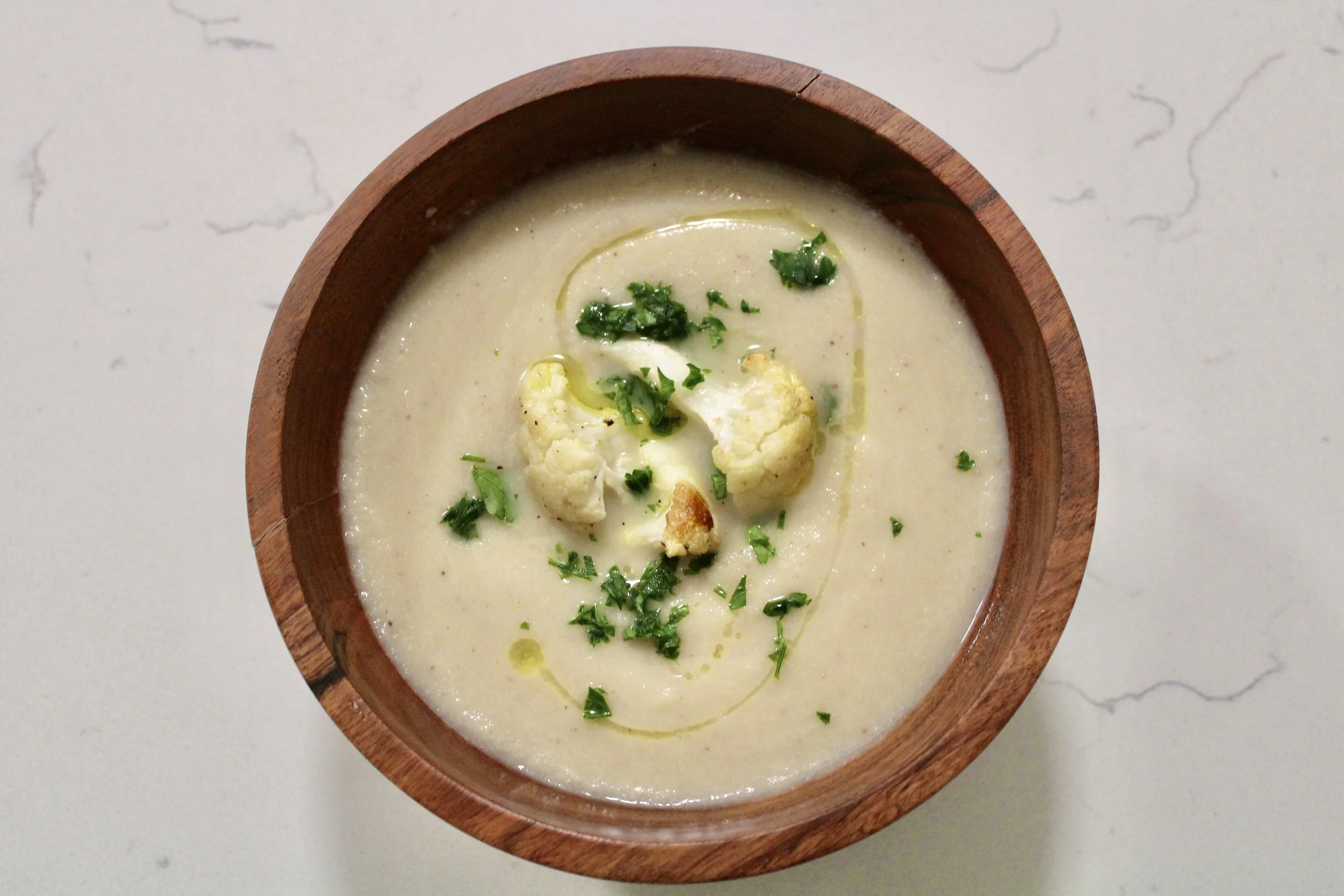Roasted Cauliflower Soup