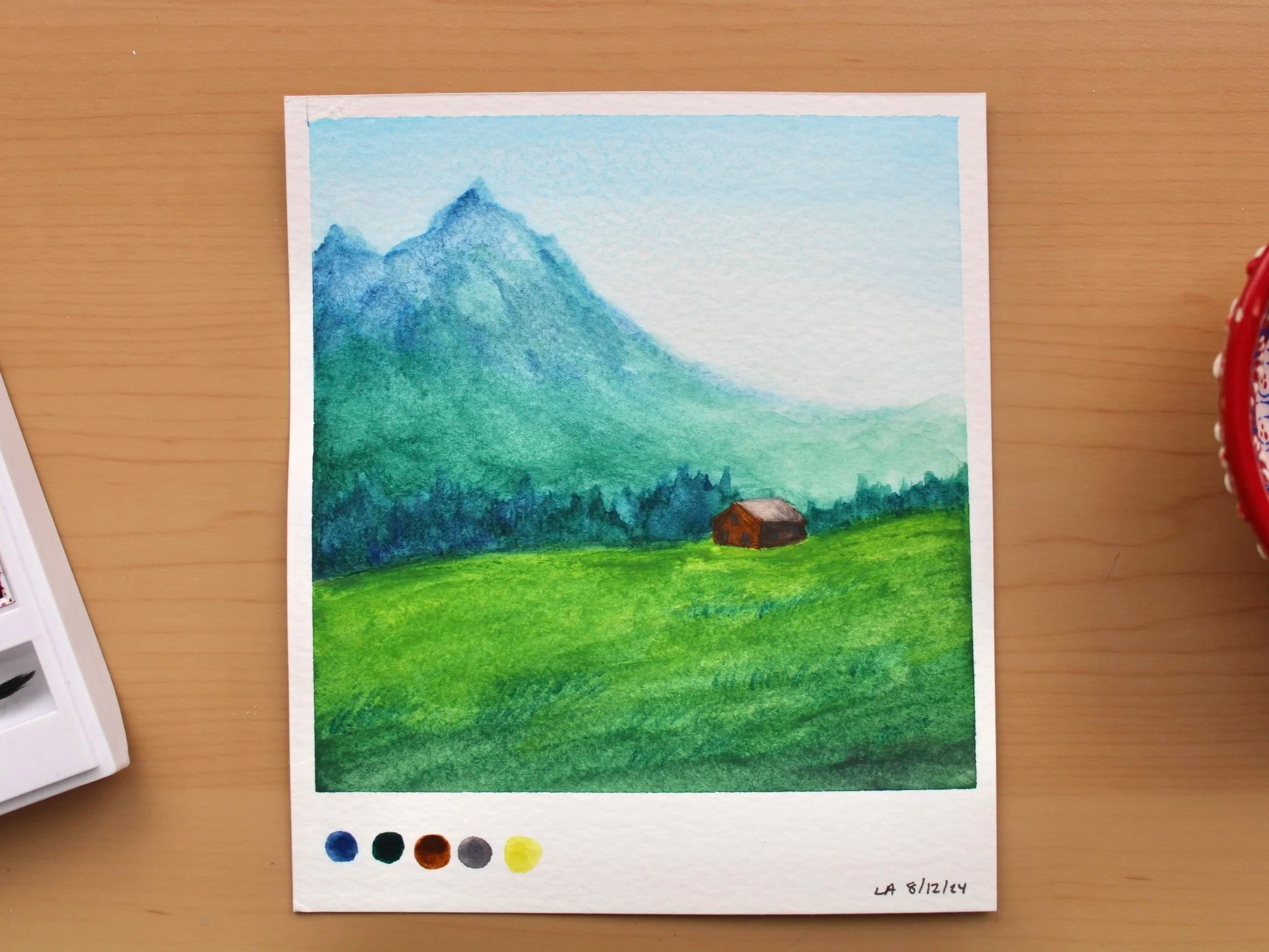 "Cabin Fever"

2024

Watercolor on watercolor paper

3x5