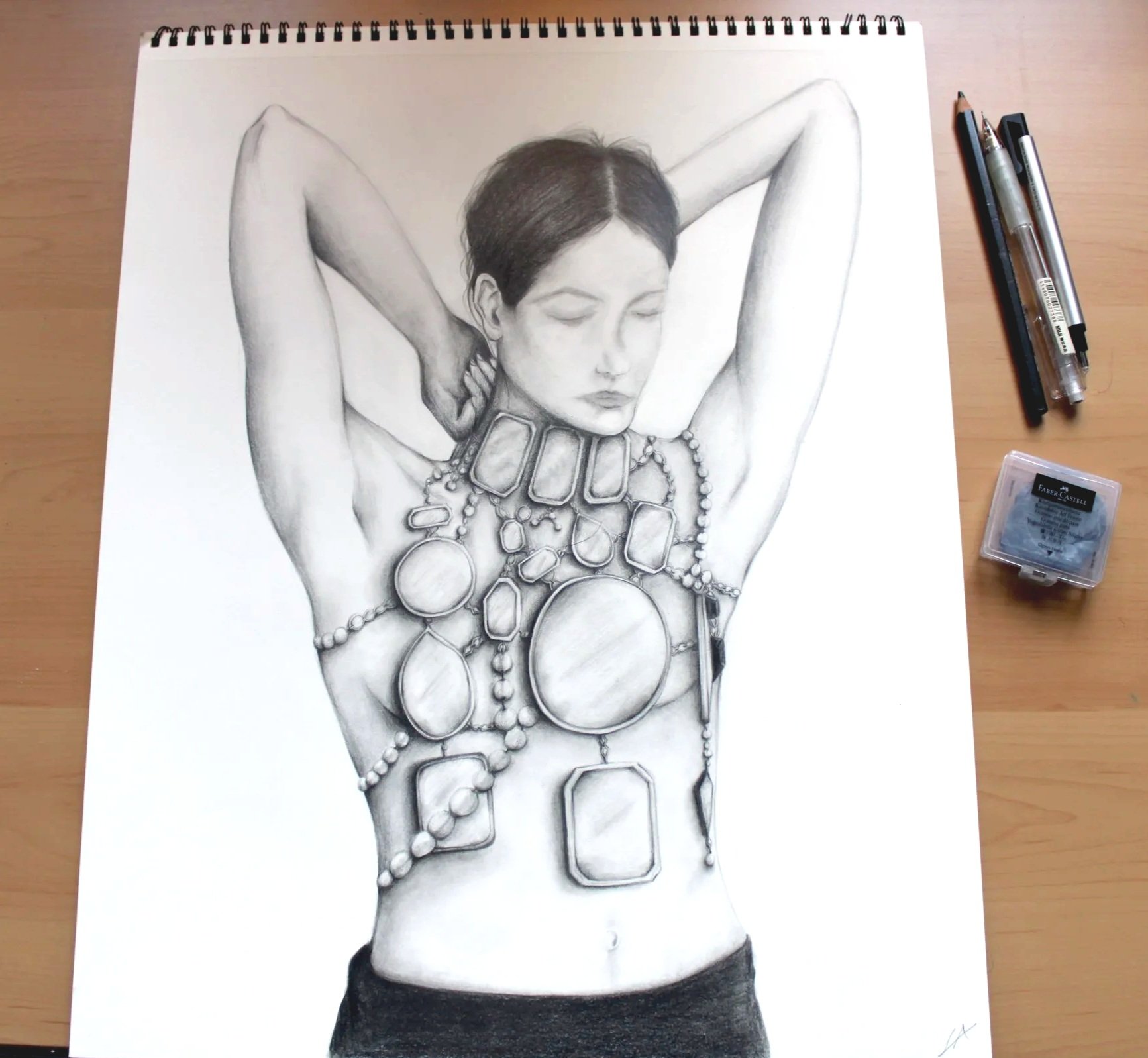 "Mirrors"

2025

Graphite pencils on sketch pad

14x17