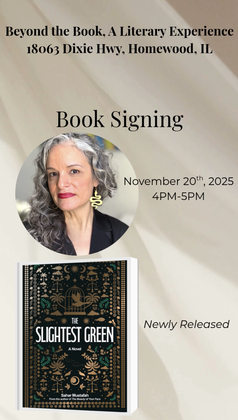 Book Signing: Beyond the Book, A Literary Experience