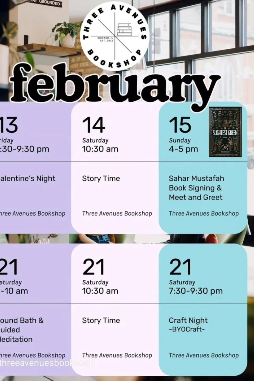 Three Avenues Bookshop: Book Signing and Meet & Greet