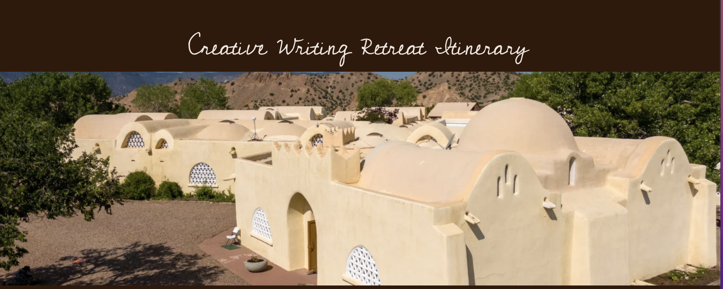 Creative Writing Retreat