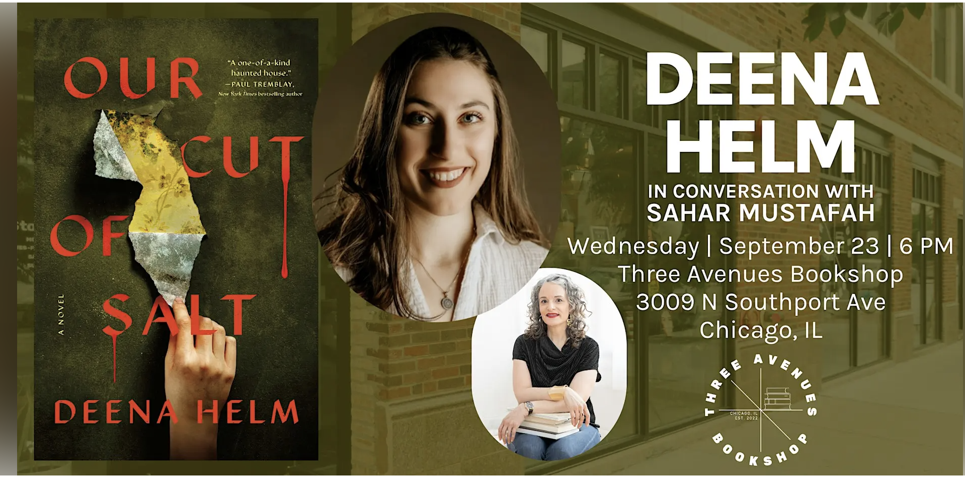 Our Cut of Salt Book Launch: A Conversation with Deena Helm