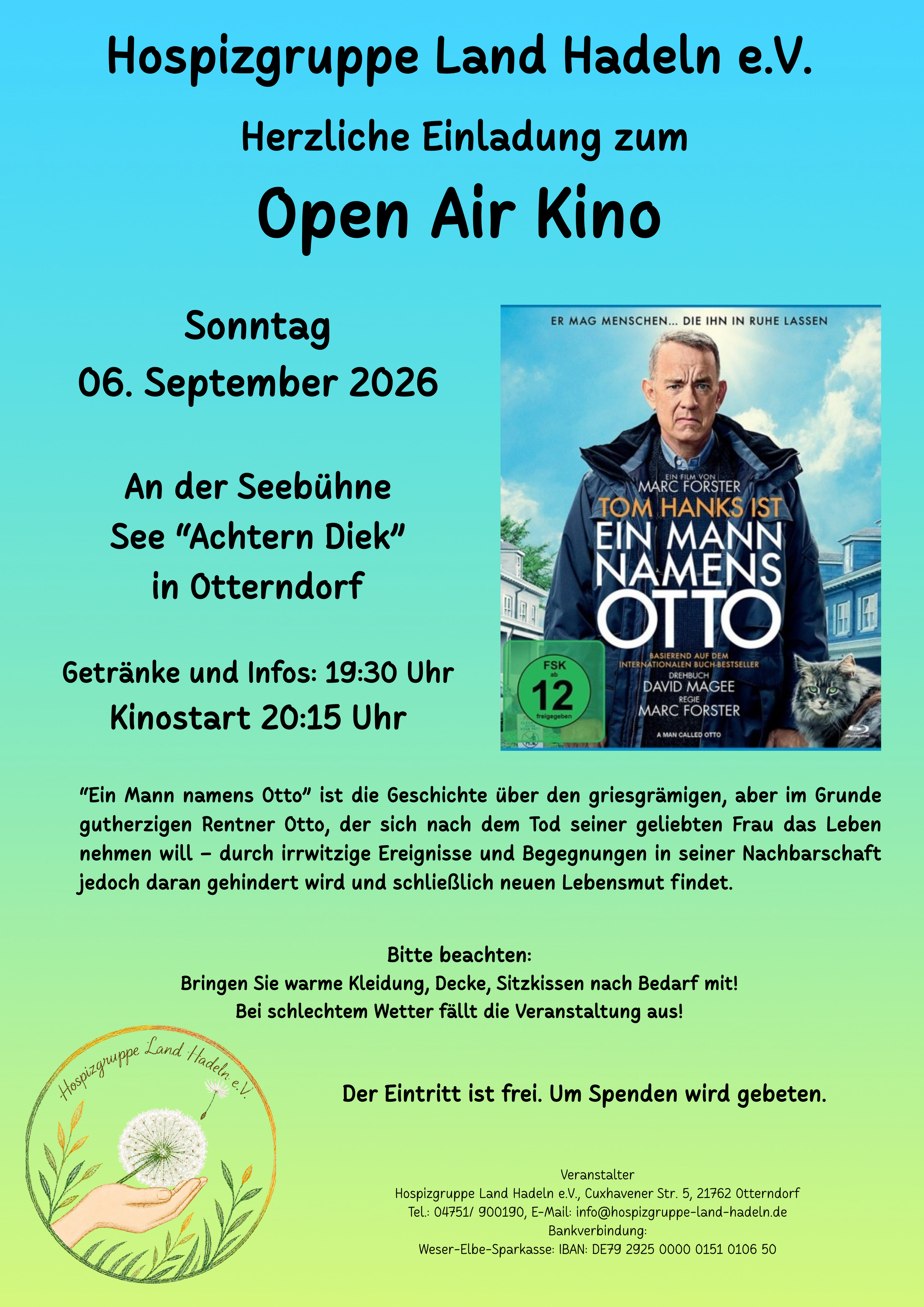 Plakat zur Veranstaltung "Open-Air-Kino 2026"