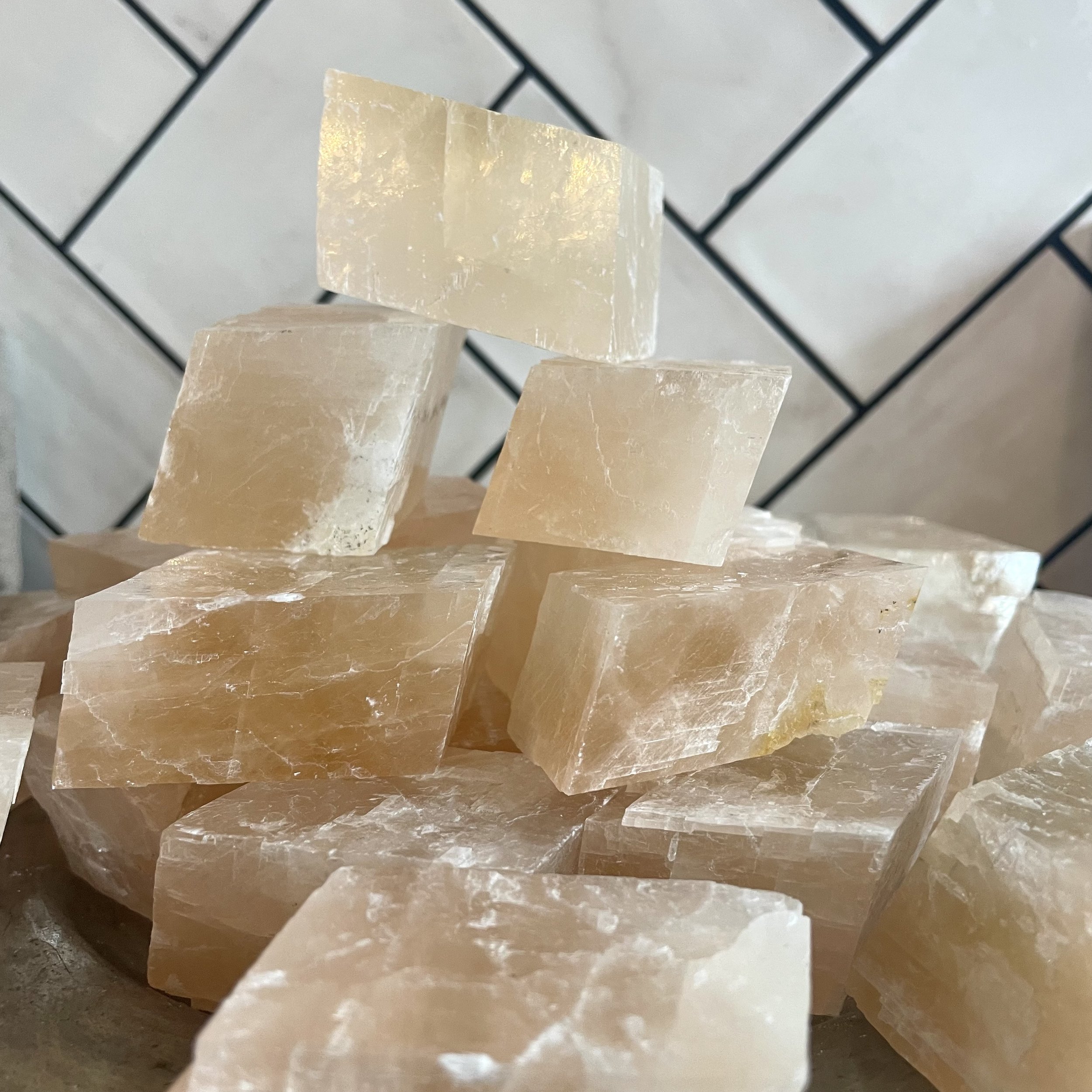 Pink Optical Calcite