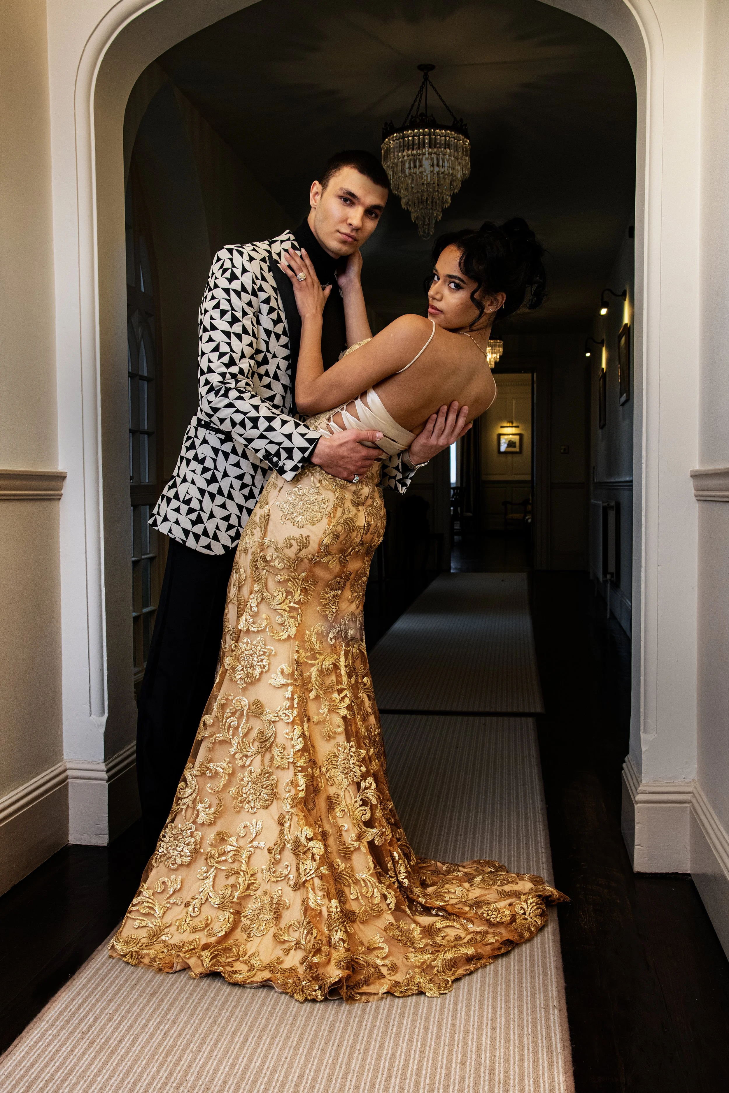 This gorgeous shimmering dress worn by the lovely @jbbodden designed and created by @mojgancouturelondon.com is made from soft tulle, embellished with scores of glistening sequins, beads and crystals. @mojgancouturelondon