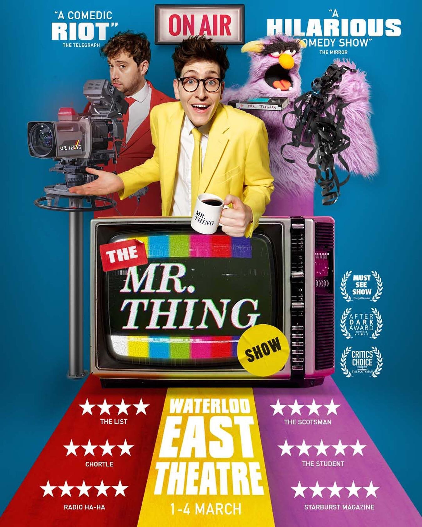 LIVE SHOW ALERT! 4 Nights only&hellip;
1st-4th March. @waterlooeasttheatre London.

Tickets on sale now! Get &lsquo;em while they&rsquo;re hot🔥. (Link in bio)