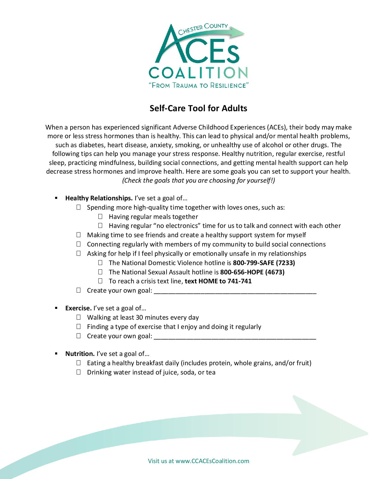 Resources The Chester County ACEs Coalition