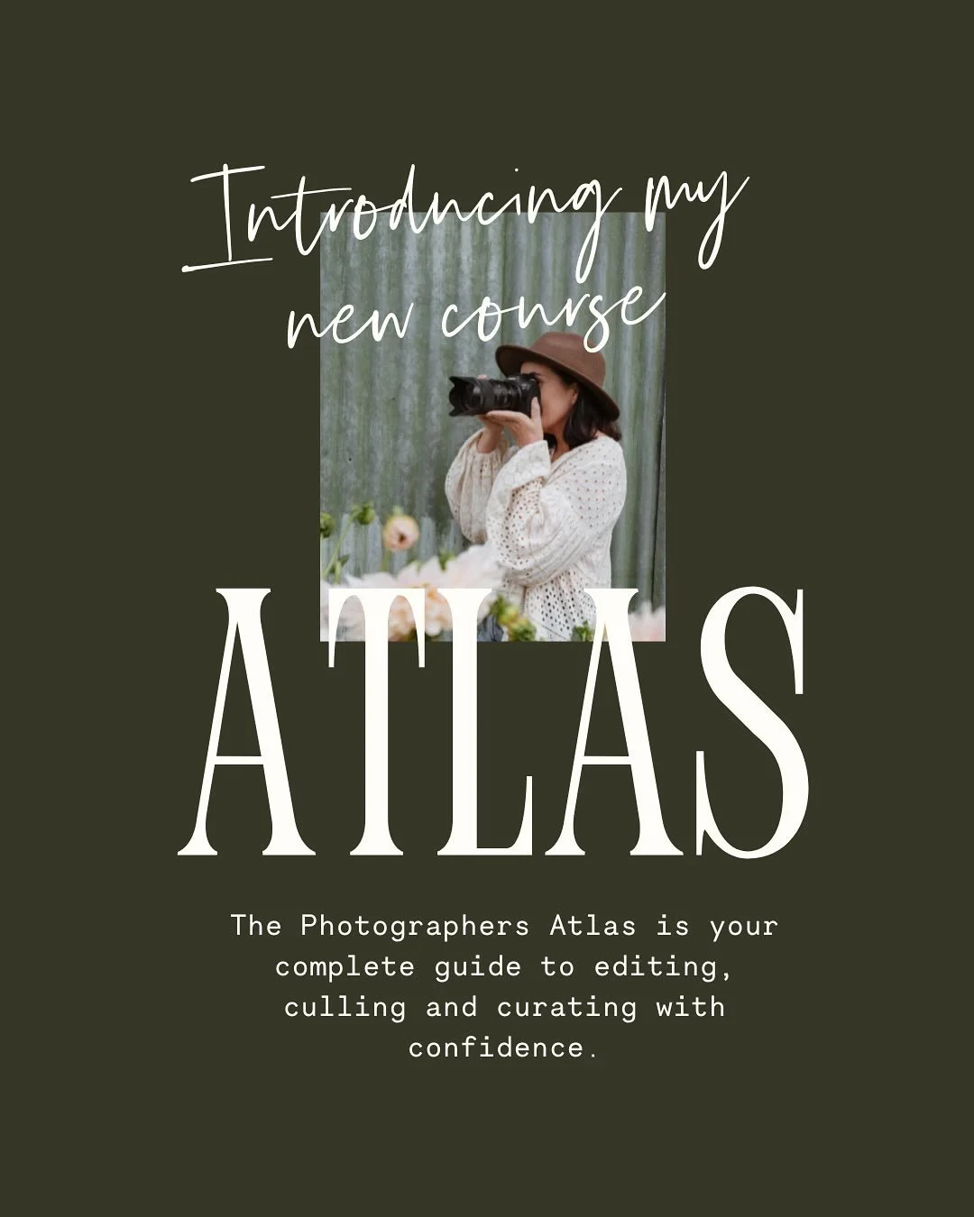 This feels a little surreal to write, but after many months of planning, recording, and tinkering behind the scenes&hellip; Atlas is ready.

Atlas is my brand-new course that is deisgned to be your complete guide to editing, culling, and curating you