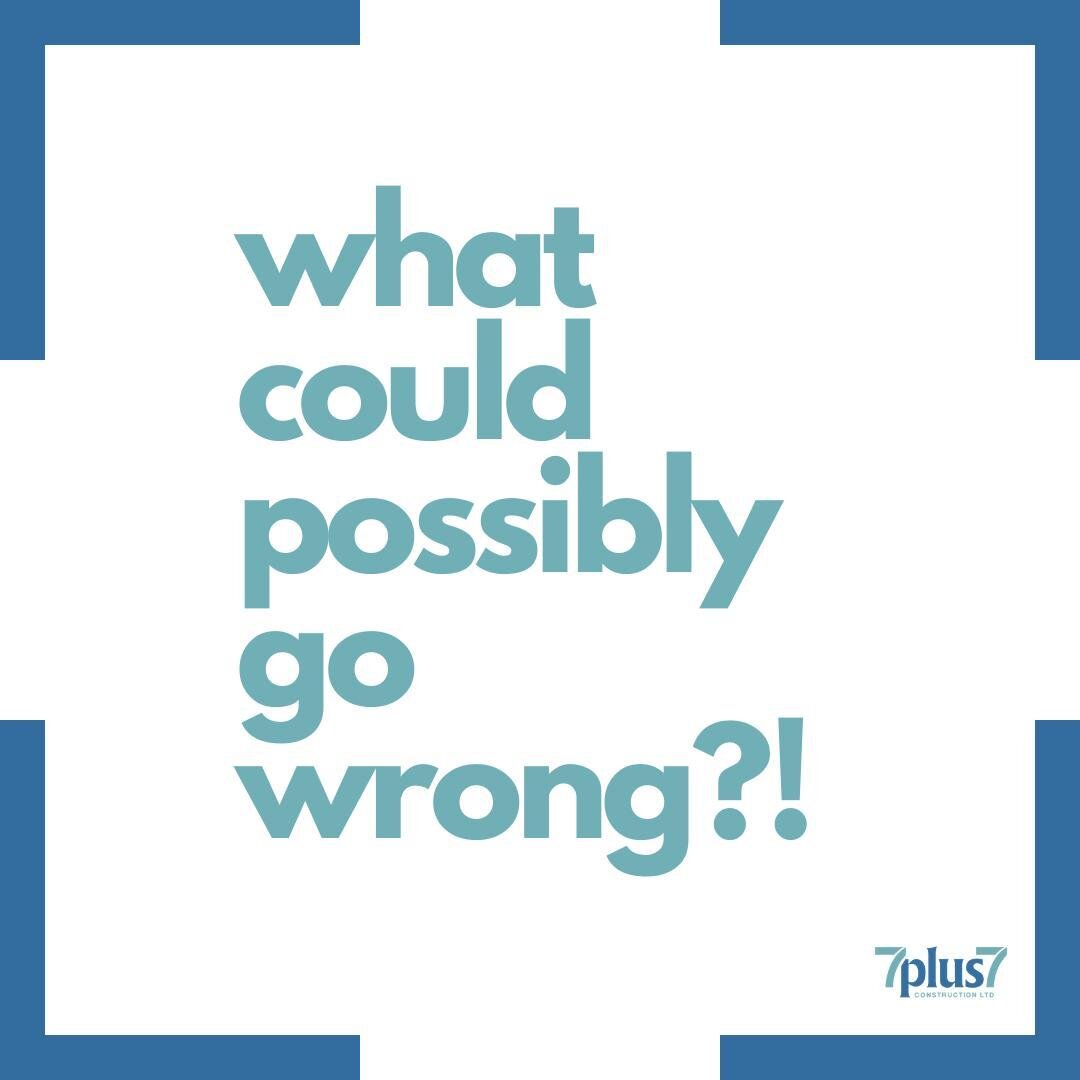 - WHAT GOES WRONG AND WHY -⁠
⁠
You know, over the years we've had some occasions (not many!) where a customer has been unhappy with something that's happened during their project, or the end result.  Not often, but it does happen, that's just life ri