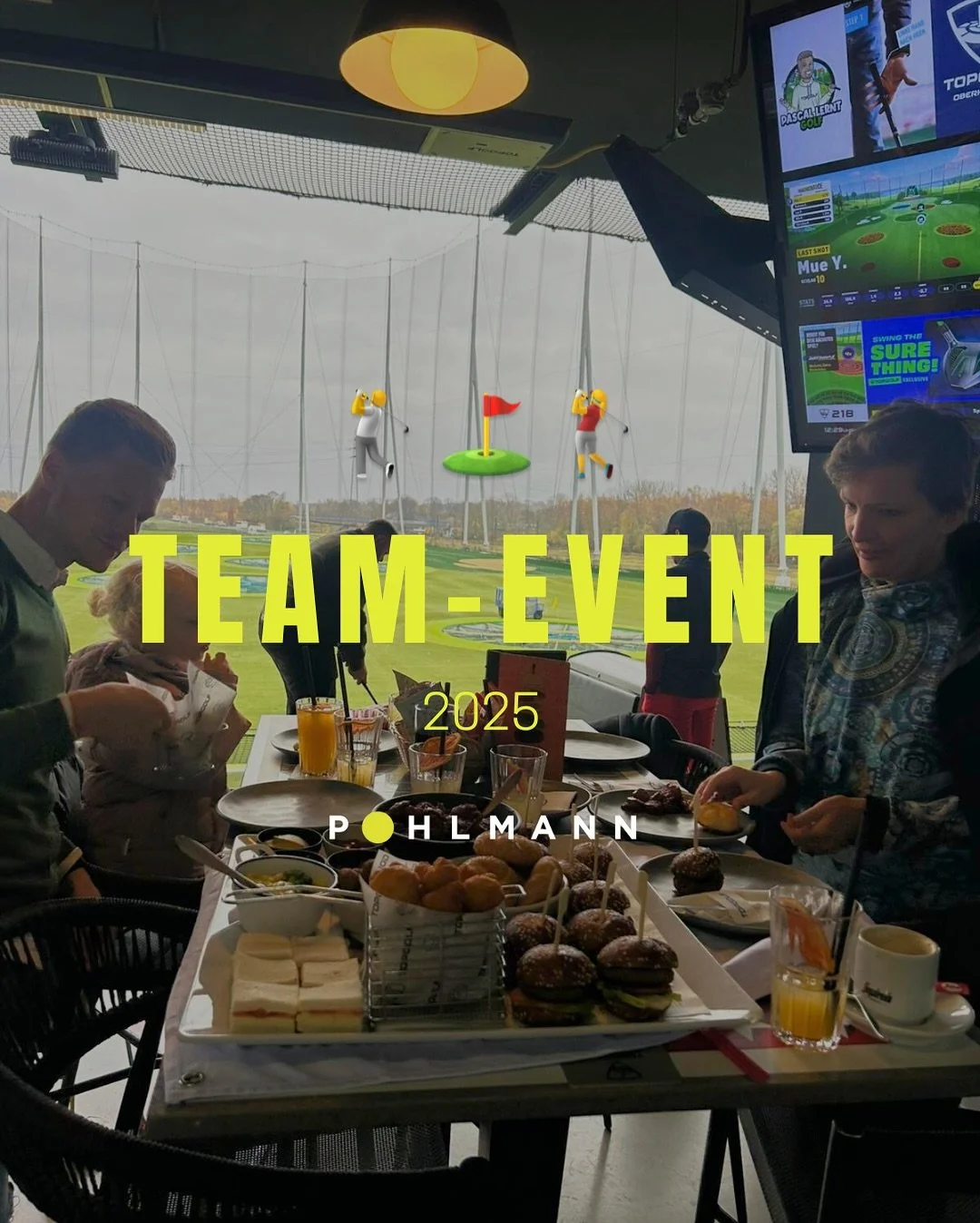 ⛳️ Teamday bei Topgolf in Oberhausen ツ

Ein bisschen Competition, viel Spa&szlig; und noch mehr Essen.🏌️&zwj;♀️🏌️&zwj;♂️

Danke an unser gro&szlig;artiges Team f&uuml;r den Austausch, die Energie und das Miteinander &ndash; auf der Driving Range ge