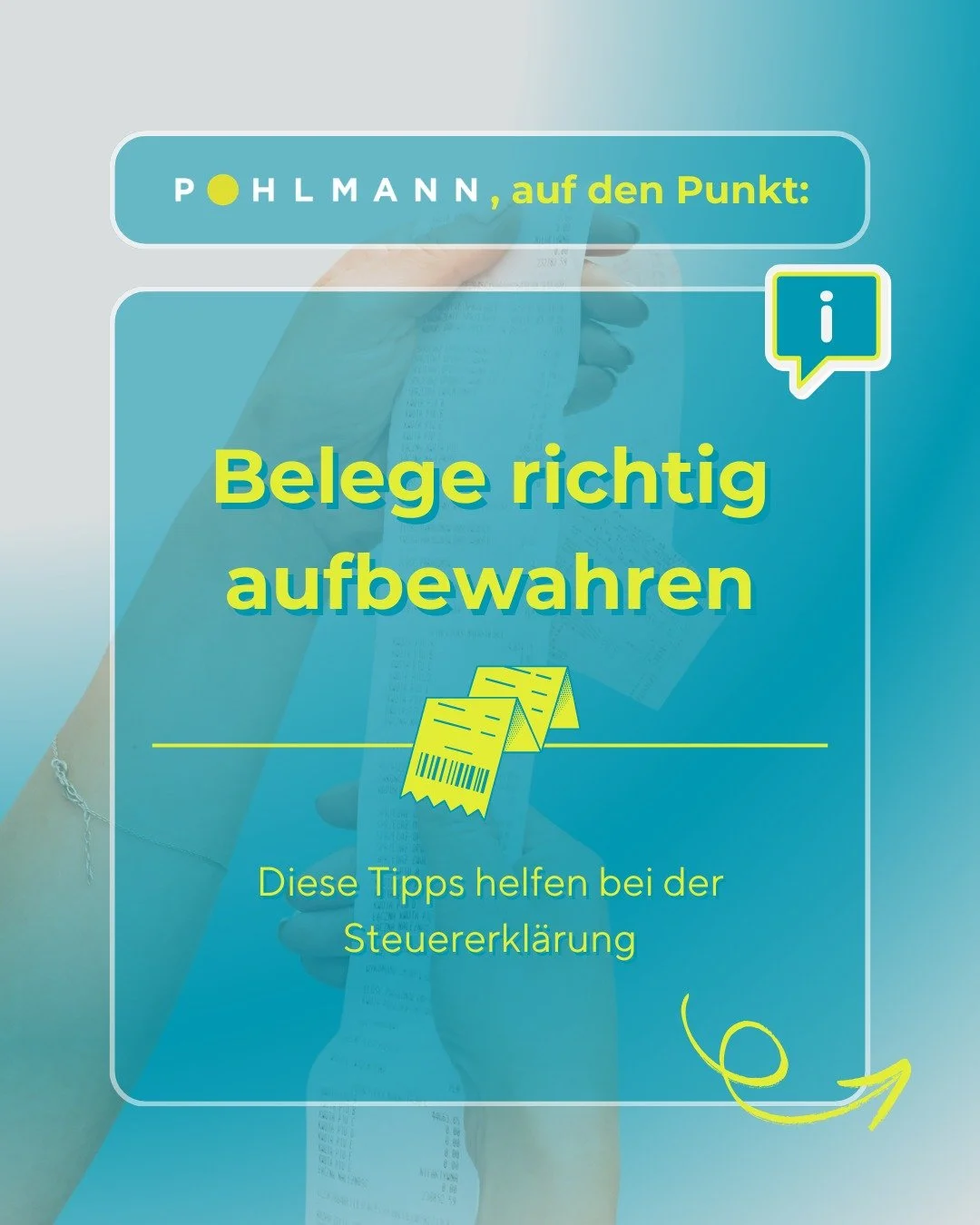 🧾 Belege sammeln geh&ouml;rt dazu, genauso richtig aufbewahren. 

Mit ein paar einfachen Grundregeln wird die Steuererkl&auml;rung deutlich entspannter ツ 

*Hier sprechen wir &uuml;ber Unterlagen im Rahmen der Buchhaltung von Unternehmen.
F&uuml;r d