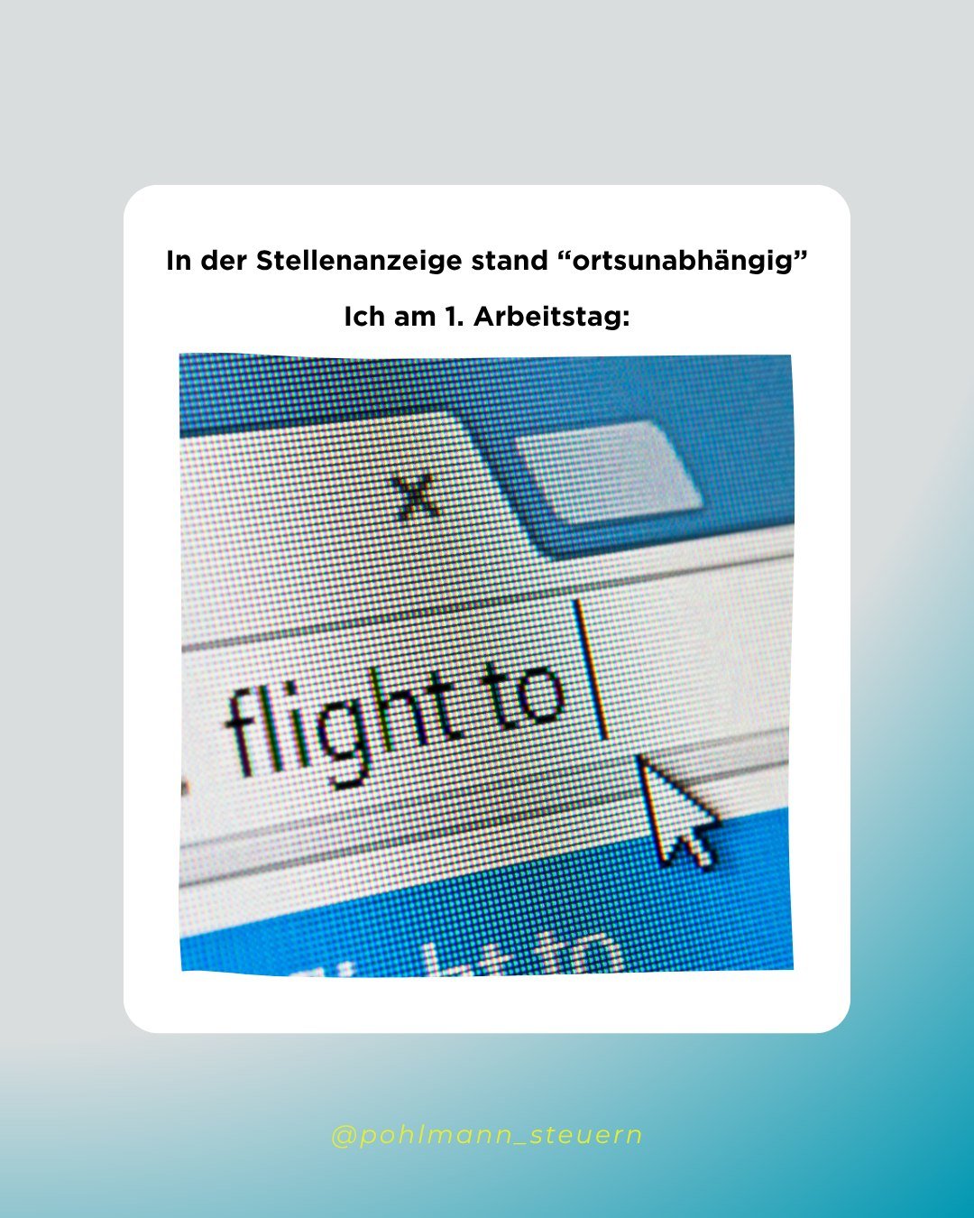 Remote hei&szlig;t&hellip; theoretisch &uuml;berall 😄✈️ 

Zum Gl&uuml;ck ist bei uns &bdquo;ortsunabh&auml;ngig&ldquo; wirklich so gemeint 🤭 wir arbeiten zum Beispiel gerne mal ein paar Tage von Mallorca aus 💚 #pohlmannsteuern #teampohlmann