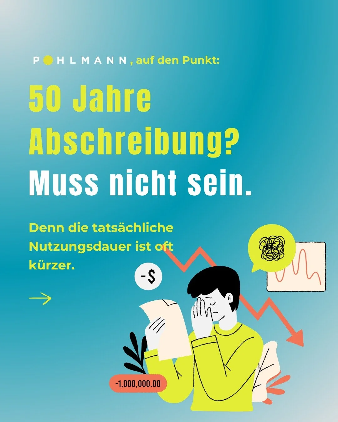 Viele denken bei Immobilien nur an die Standard-Abschreibung.

Dabei gibt es mehrere Stellschrauben, die deine Steuerlast beeinflussen k&ouml;nnen wie z. B. eine k&uuml;rzere Nutzungsdauer oder zus&auml;tzliche Sonderabschreibungen bei neu geschaffen