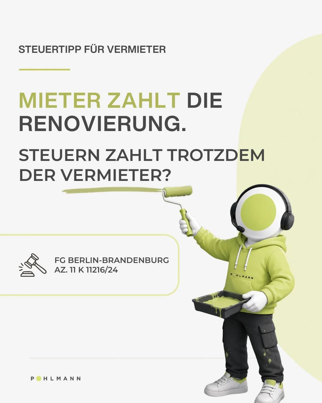 Mieter zahlt die Renovierung und der Vermieter muss Steuern zahlen? 🤔

Genau das kann passieren.

&Uuml;bernimmt der Mieter Kosten, die eigentlich der Vermieter tragen m&uuml;sste, k&ouml;nnen diese steuerlich als Mieteinnahmen gelten &rarr; selbst 
