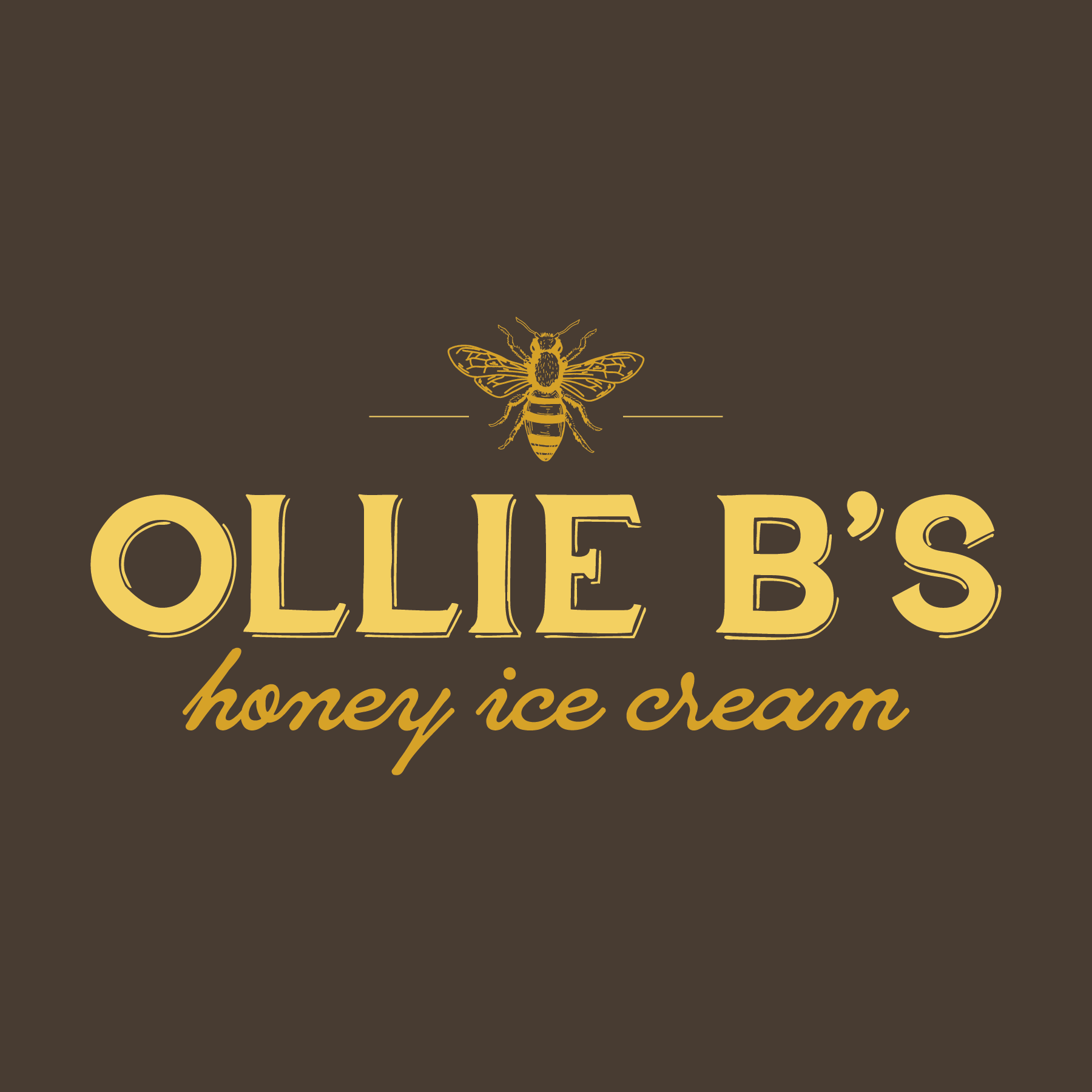 OLLIE B'S HONEY ICE CREAM
