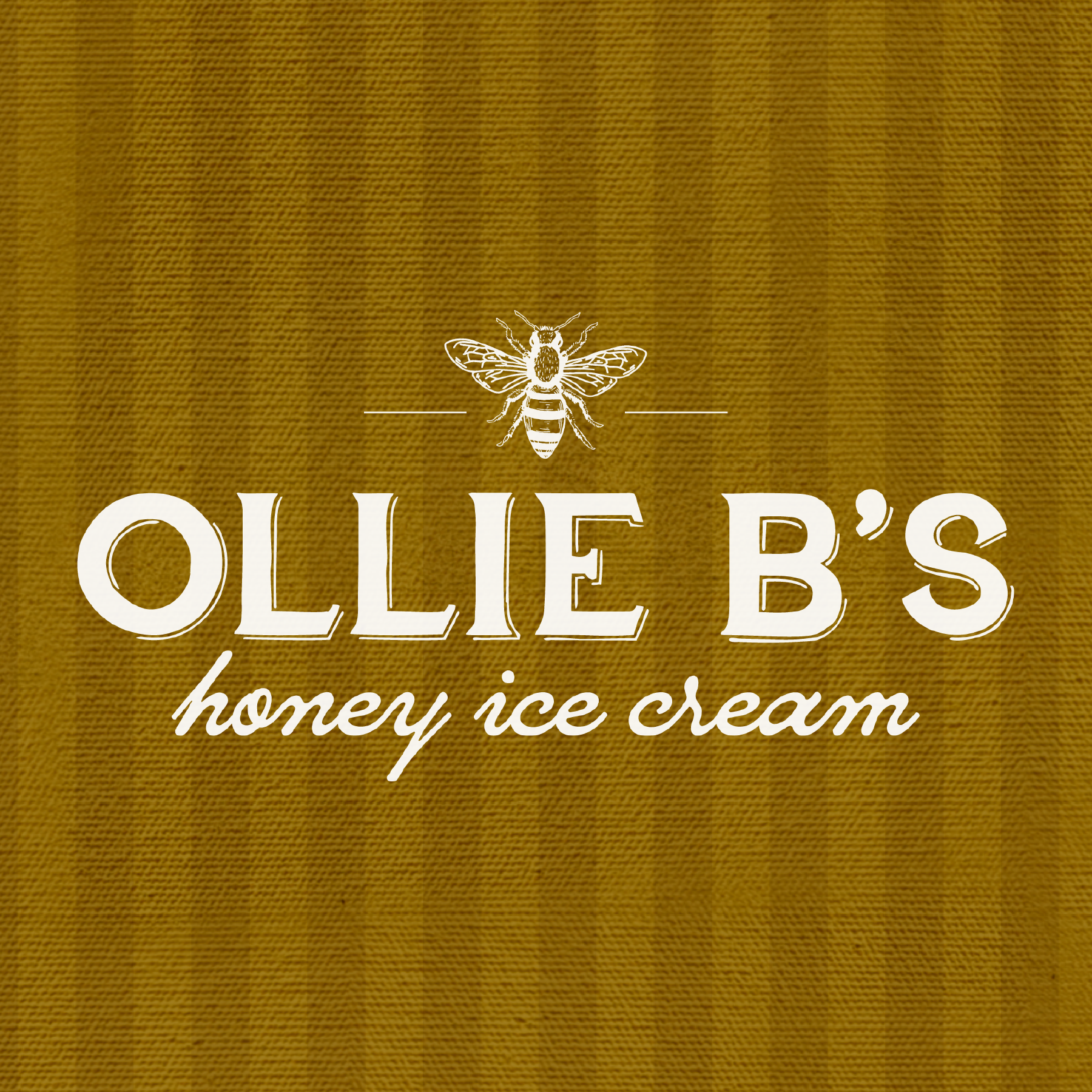 OLLIE B'S HONEY ICE CREAM