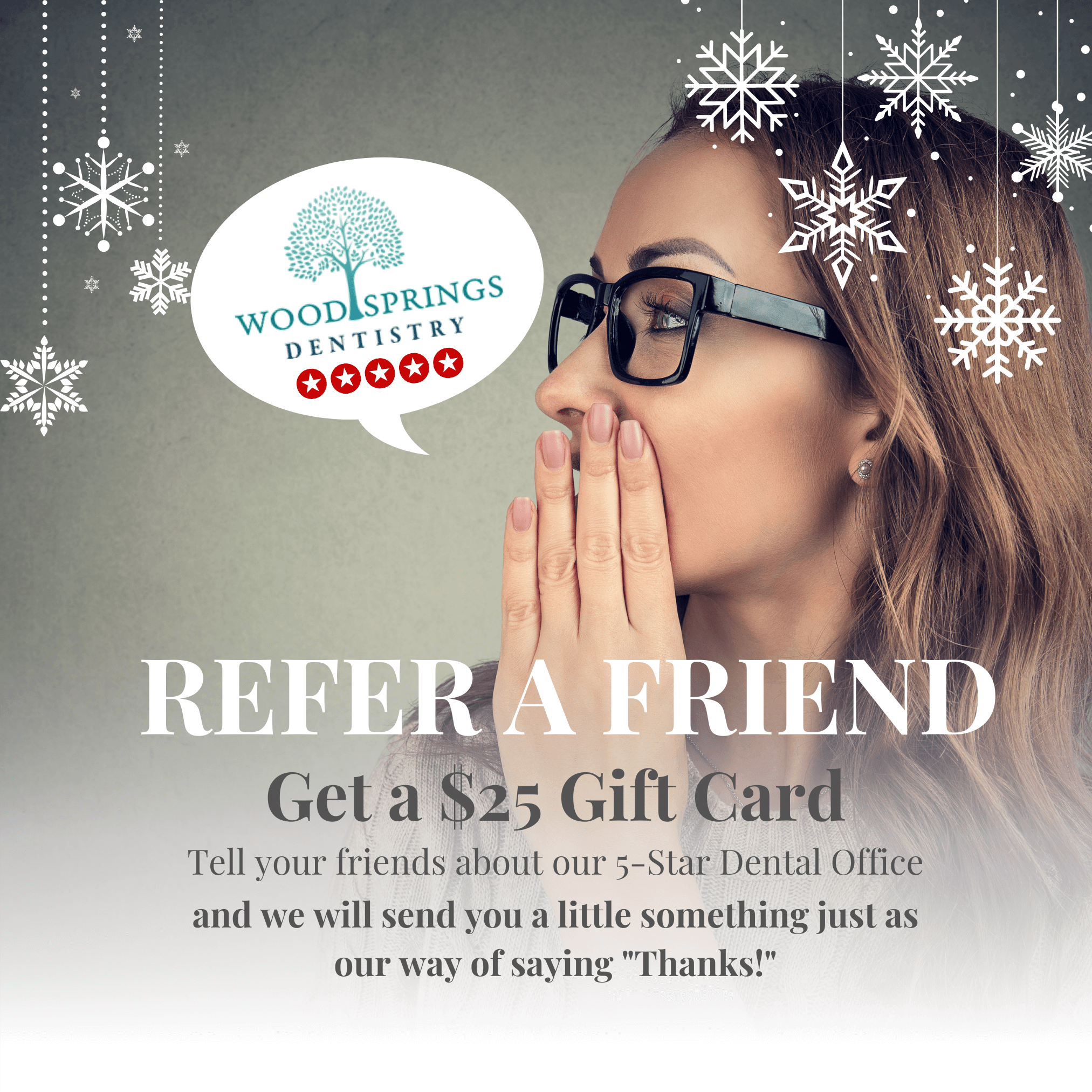 Refer a friend to the best dentist in The Woodlands, TX, and Spring, TX.