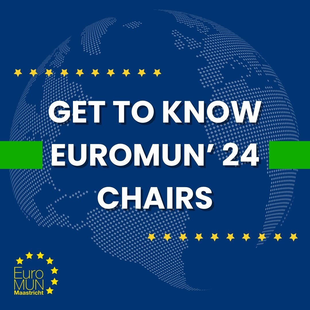 More about EuroMUN 2024!⭐️
Let&rsquo;s meet the chairs of the Beginner Level Committees❗ 

COUNCIL OF THE EUROPEAN UNION
Nuria Garcia Anglada
Karol Ferduła

WORLD HEALTH ORGANIZATION 
Alex Koval
Isa Chou 

SOCIAL, HUMANITARIAN AND CULTURAL COMMITTEE
