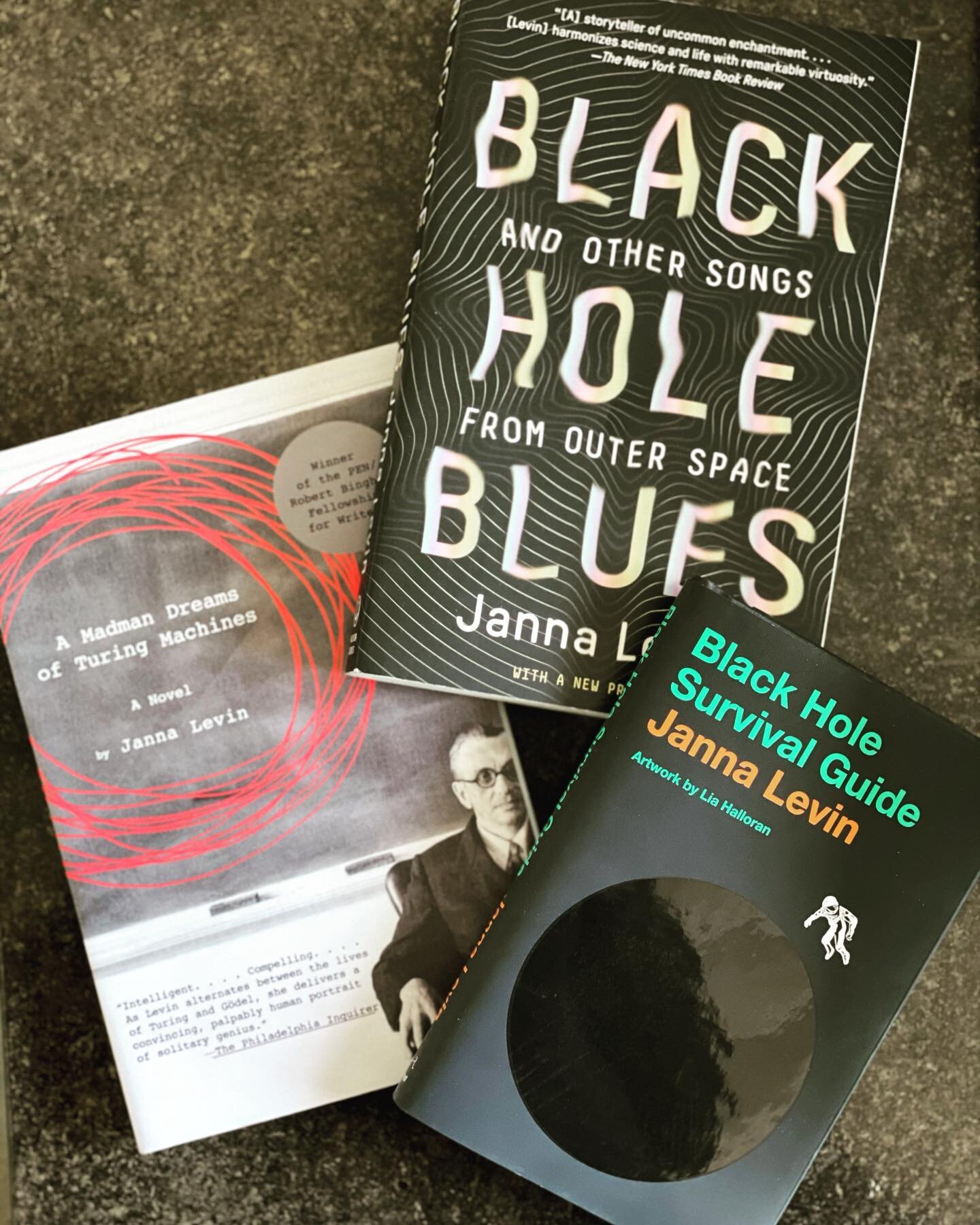 Award-Winning writer Janna Levin new books at #coasbookstore Black Hole Blues and Other Songs from Outer Space for anyone interested in how science works and the power of human imagination. ❤️📚 #jannalevin #bookswelove