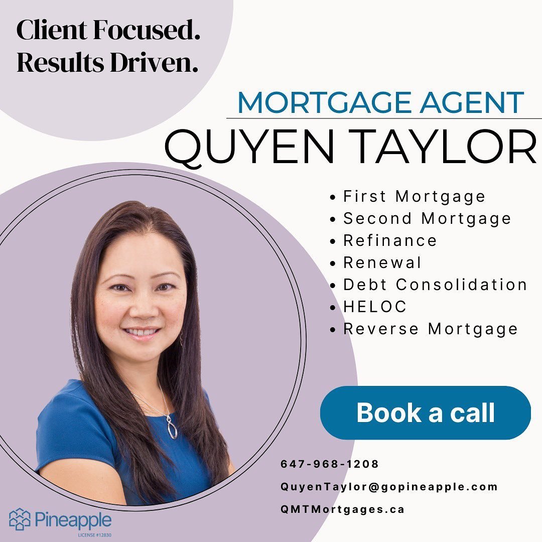 Client focused. Results Driven.

The market has shifted and many of us are wondering what happens when your mortgage come up for renewal. Call me if you are looking for mortgage options and want to plan ahead!