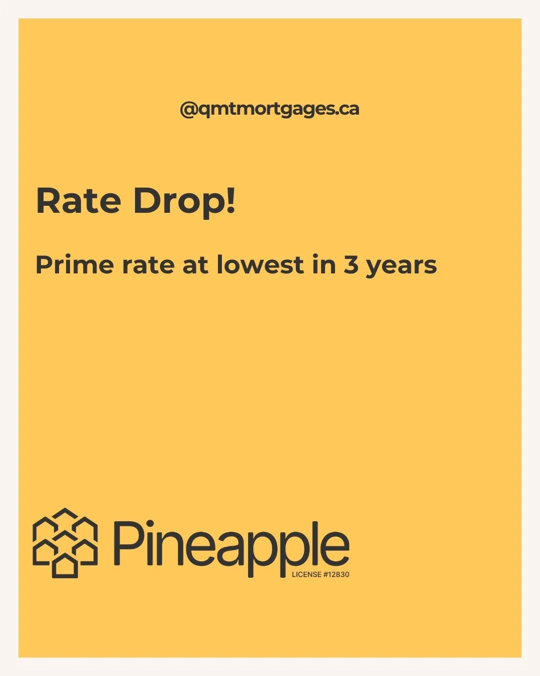 π Big News! The Bank of Canada has just lowered its lending rate by 0.25%, bringing it to its lowest point in over 3 years. With inflation under control and a softening job market, the Bank sees this as a prime opportunity to inject some stimulus in