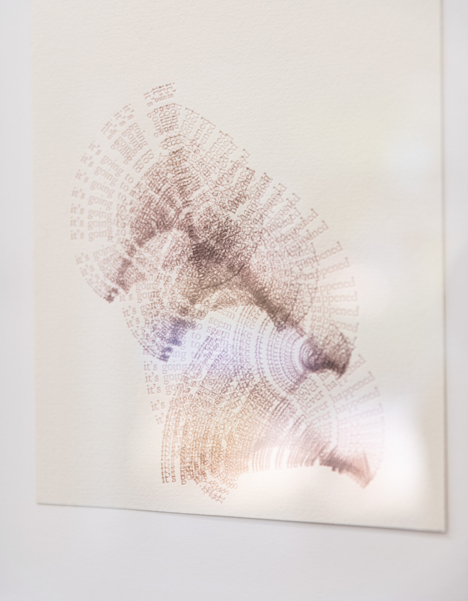 But of course it's hard to tell, 2021, exhibition installation view