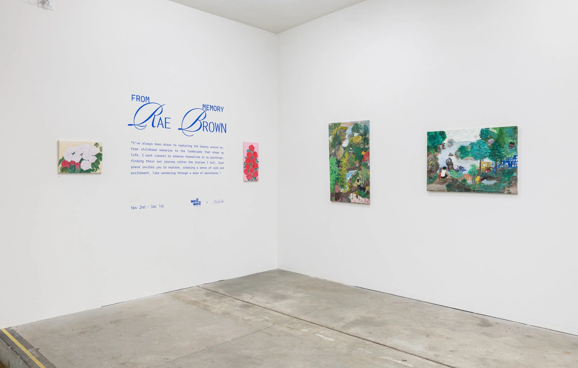 From Memory, 2024, exhibition installation view
