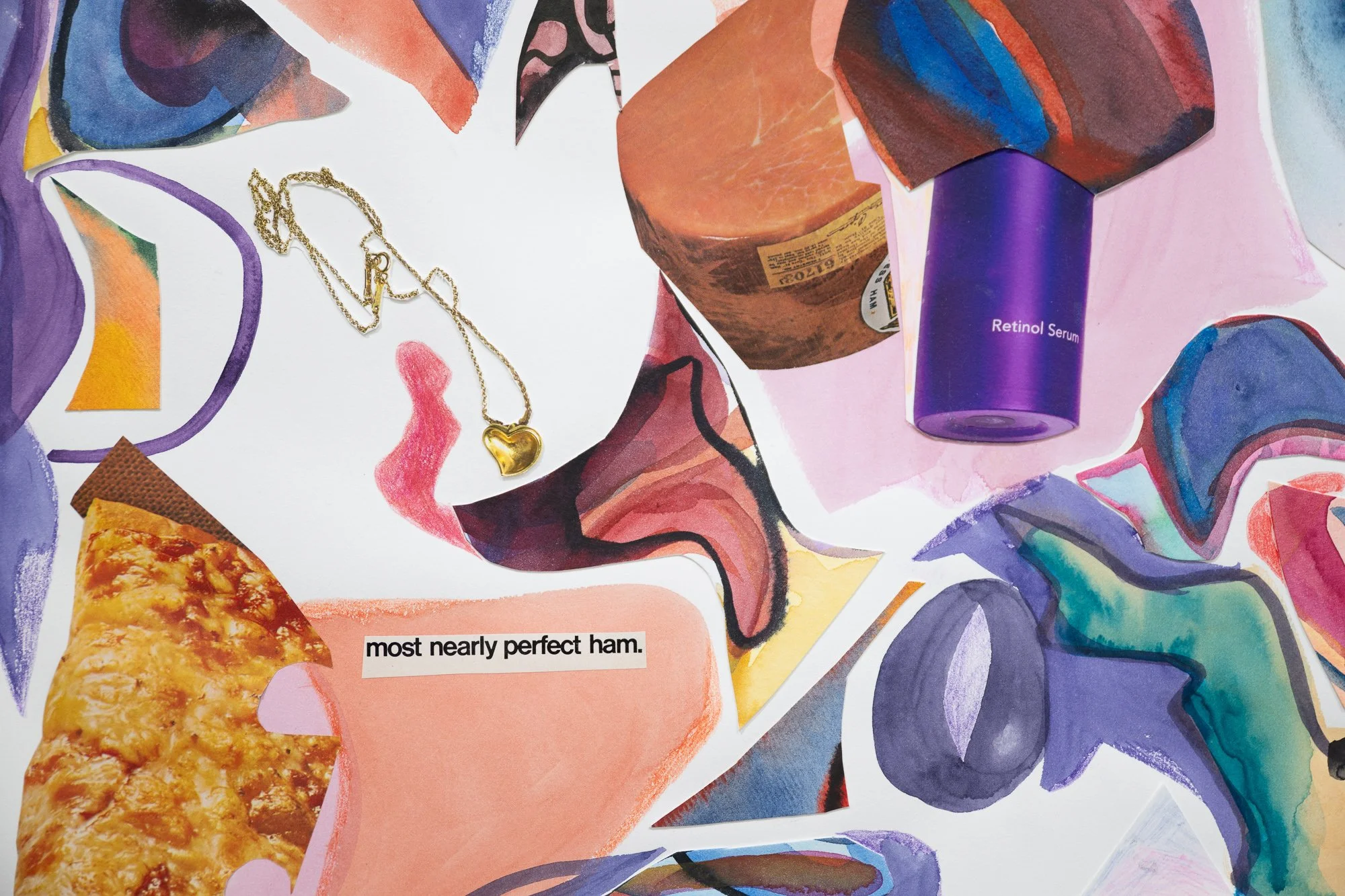 Most Nearly Perfect Ham, 2026, exhibition installation view