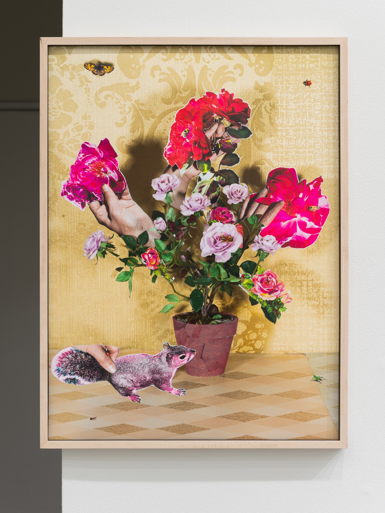 If I had a flower for every time I think of you, 2024, exhibition installation view