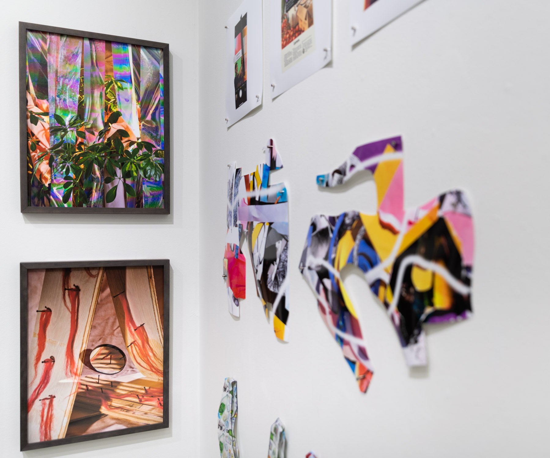 Smart Objects / Flattened Images, 2022, exhibition installation view