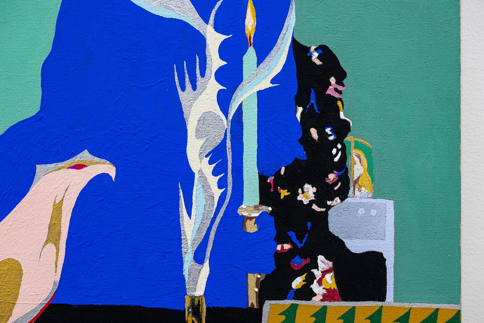 ₍^. .^₎⟆ ~&~ /|\ ^._.^ /|\, 2025, exhibition installation view