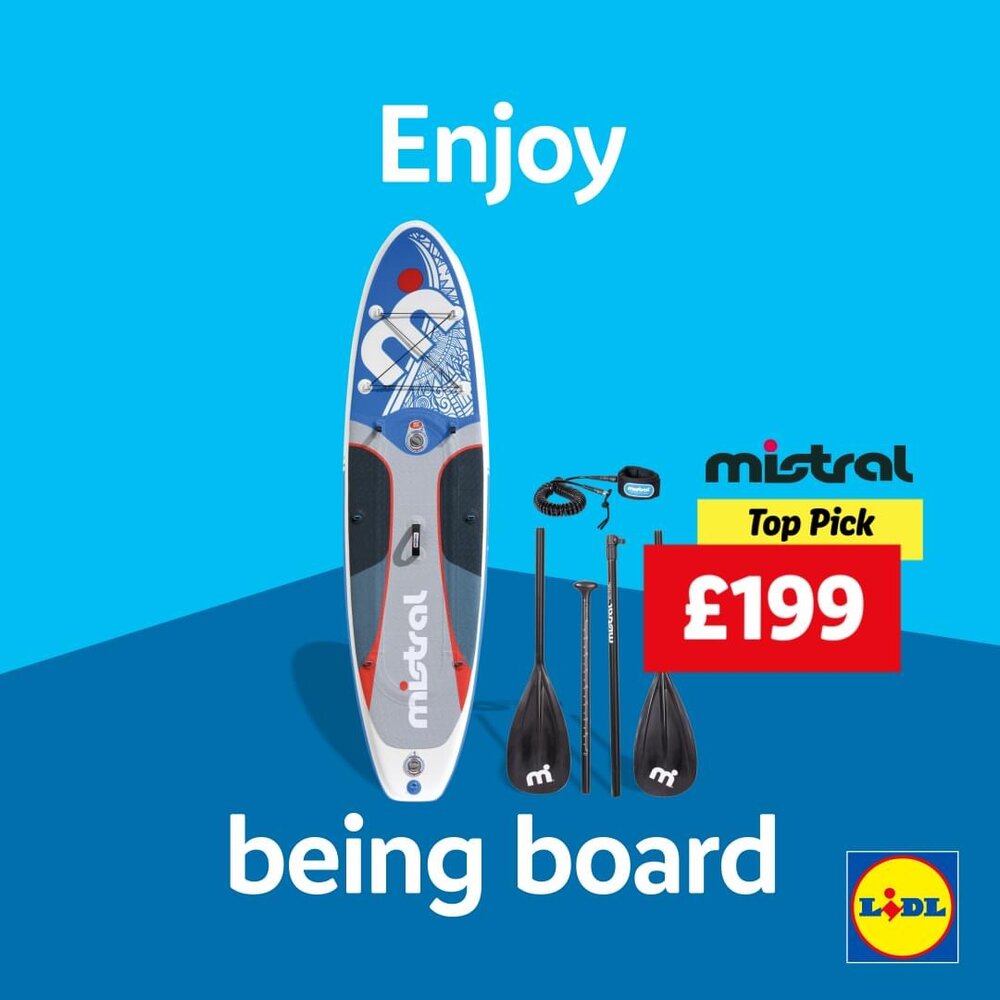 Lidl's Mistral stand up paddle a closer look — Paddle Up