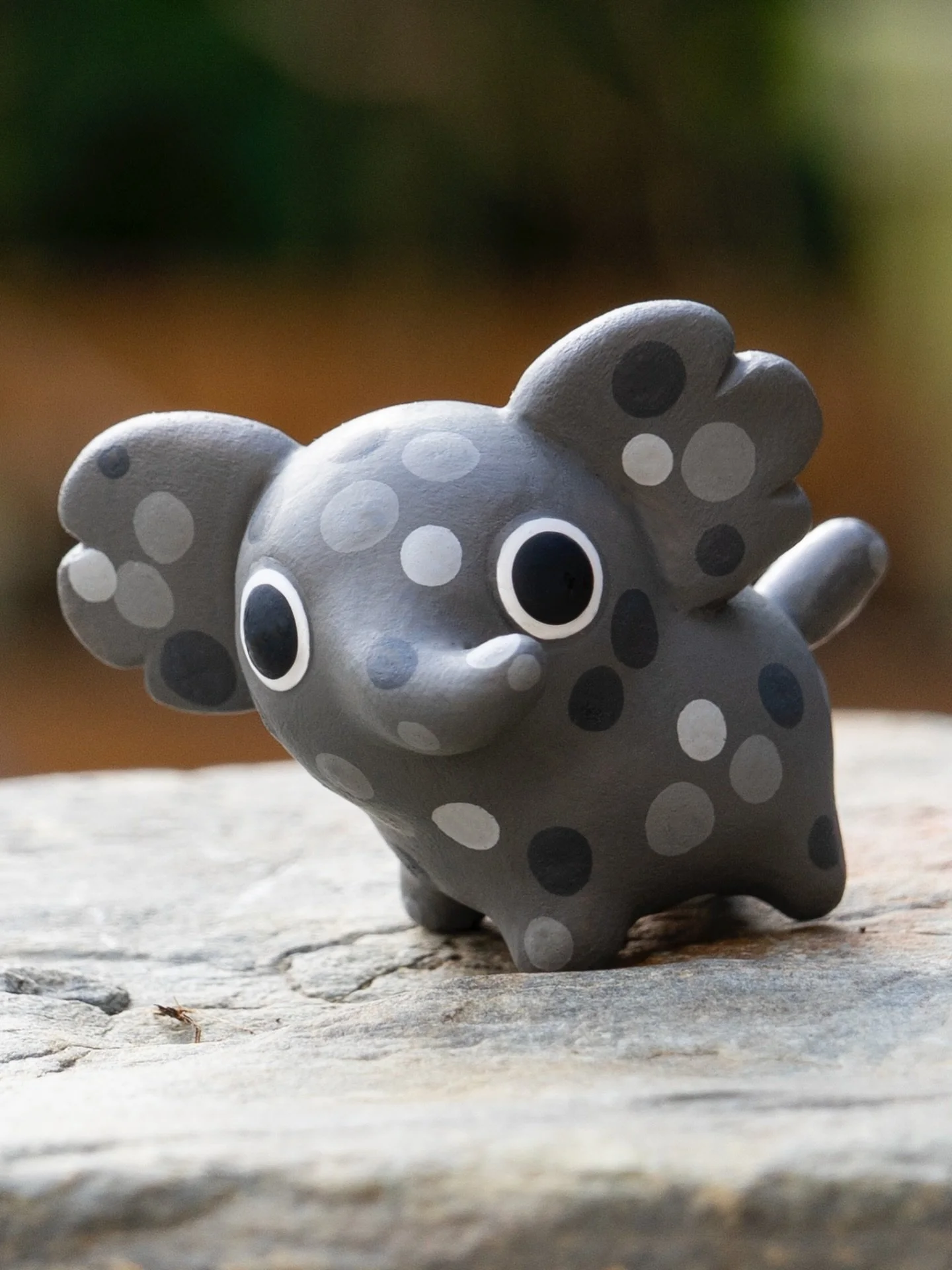 i'm not sure why but elephants are one of my favorite to make 🐘 you can find these in the shop! :) 
.
#elephant #polymerclay #fimoprofessional