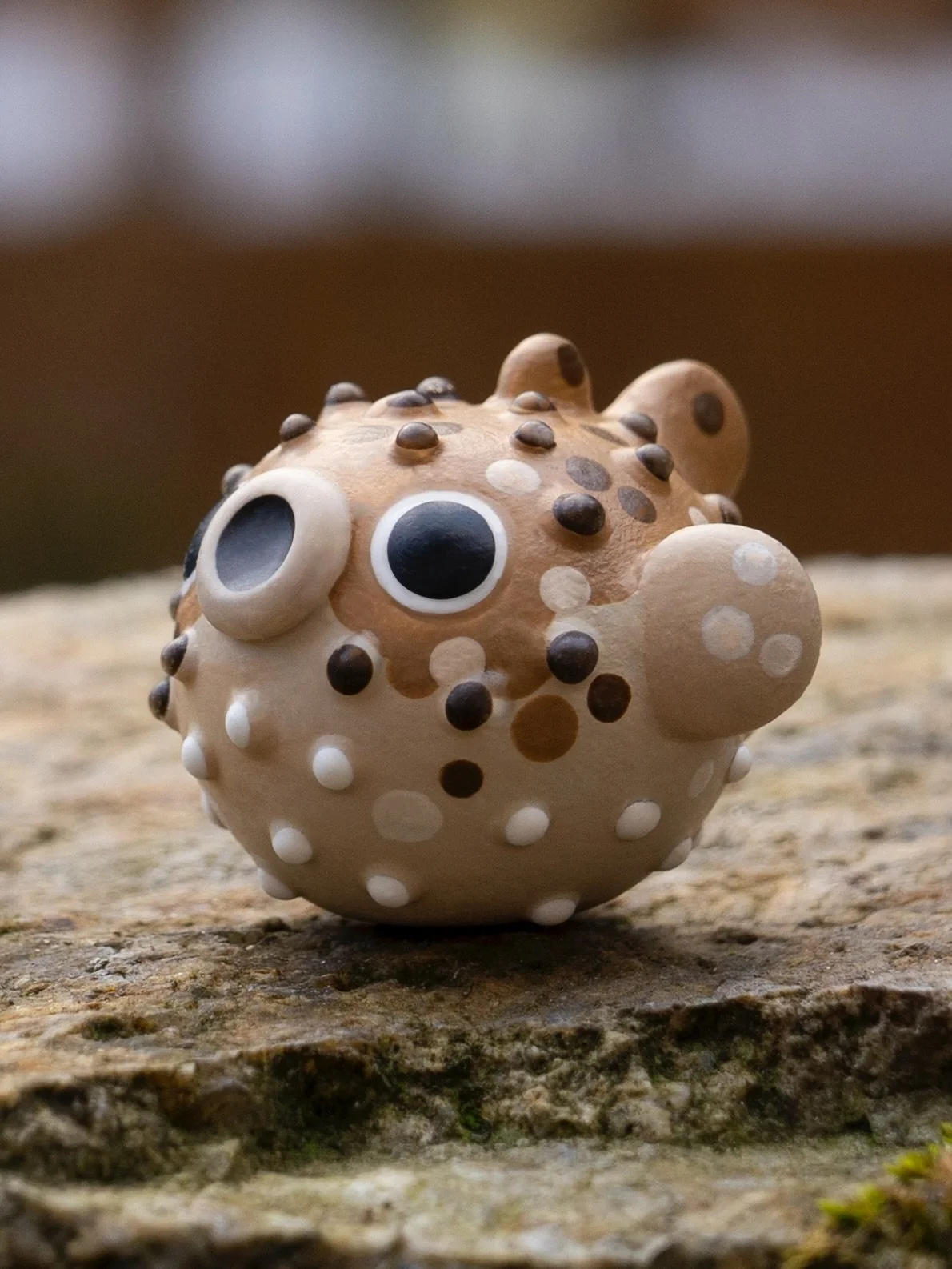 🐡🐡🐡 these were so fun to make! it took a while to figure out how to add the spikes, i ended up using uv resin ;)
.
#porcupinefish #pufferfish #polymerclay #fimoprofessional