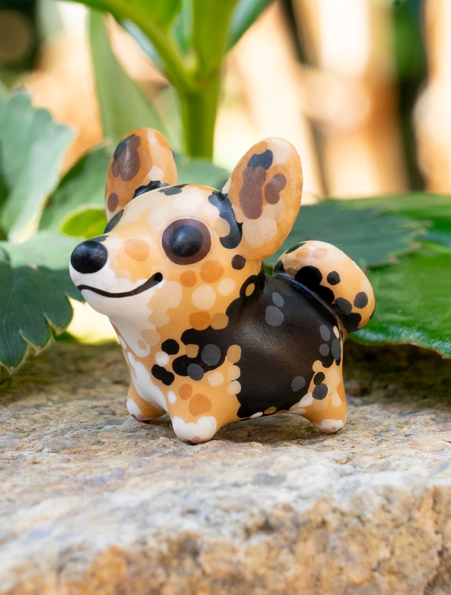 are you tired of all the dogs yet? 😅 don't worry, there's just a couple more pet portraits and then i'm back from my roadtrip and back to making all kinds of animals for shop update :) 
.
#polymerclay #fimoprofessional #petcommission