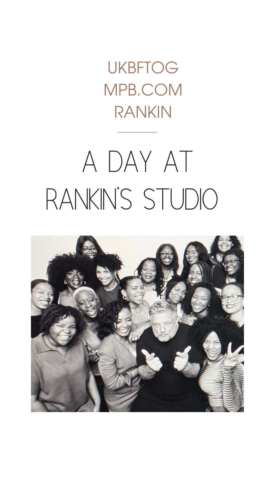 Rankin Studio Day Photography