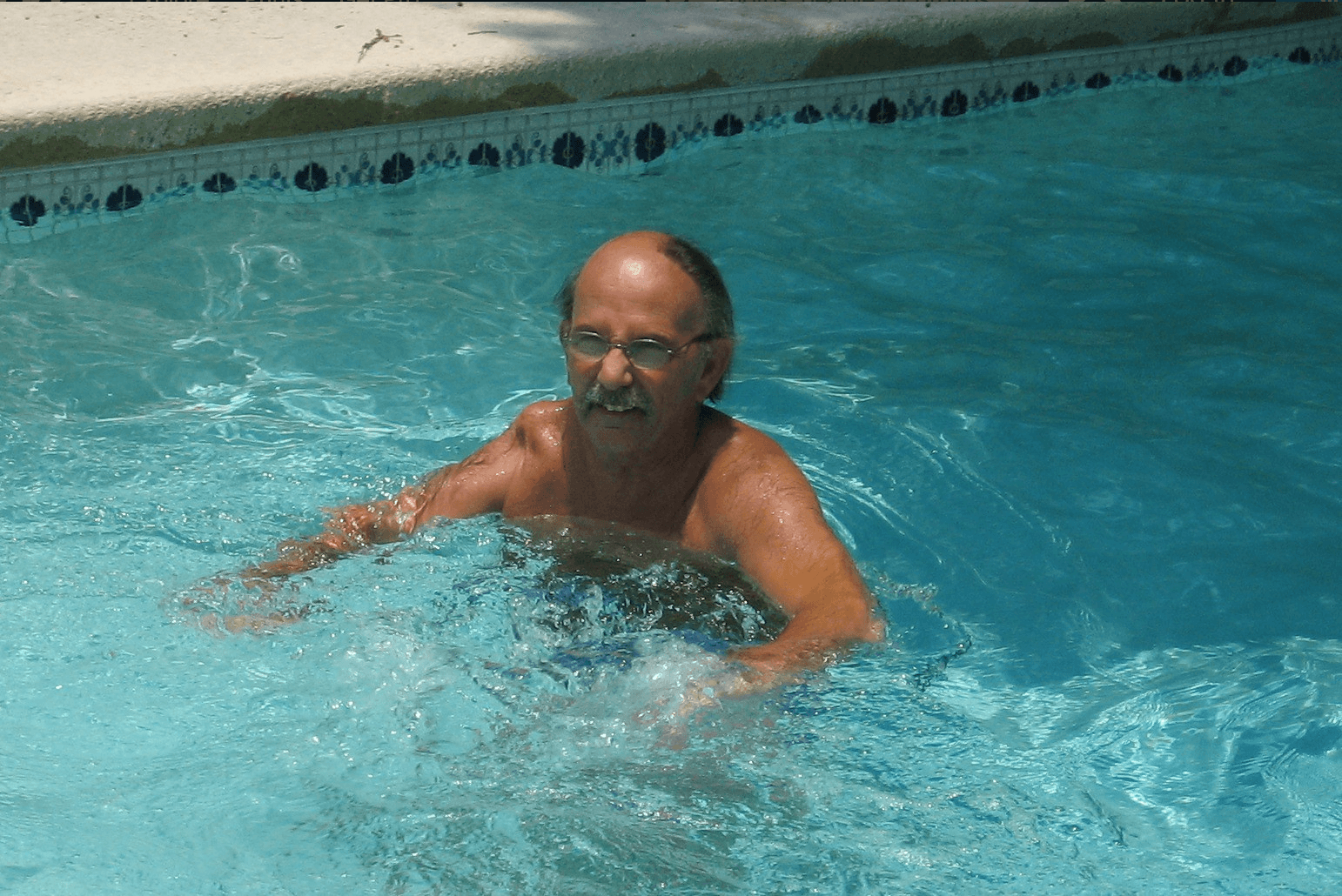 Randy goofing off again.