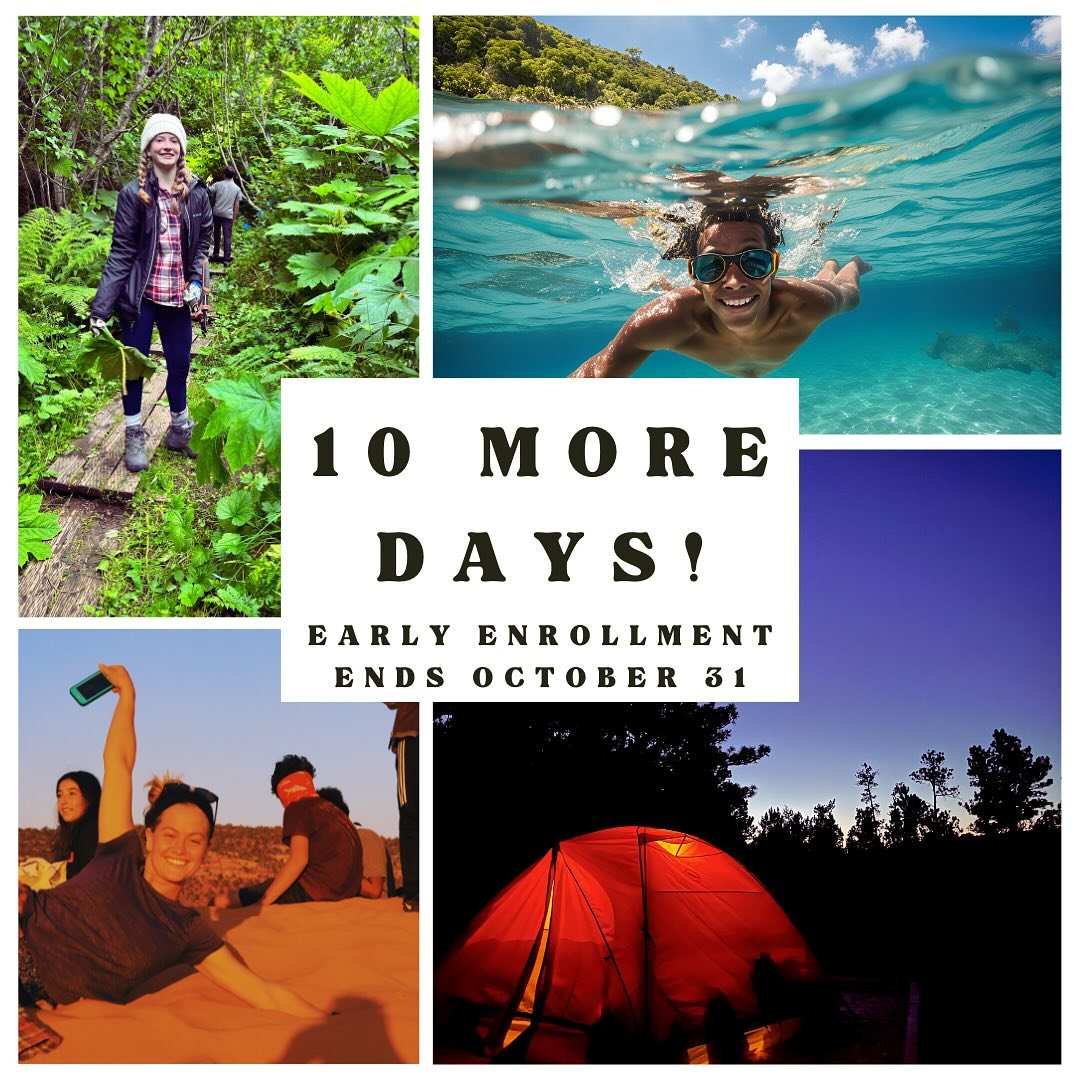 10 days left to lock in a $250 early enrollment discount! Travel the world, adventure outside, and give back to communities during Summer 2025!