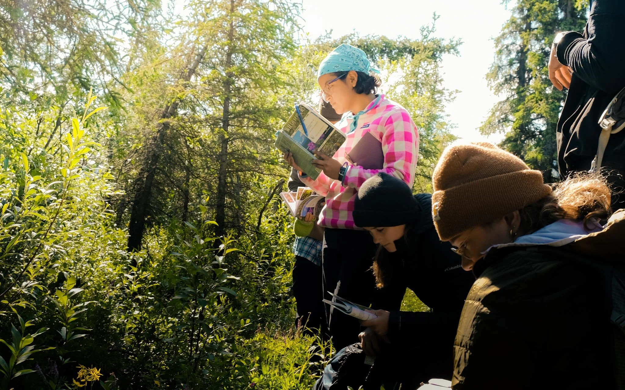  Sketching and journaling our conservation work. 