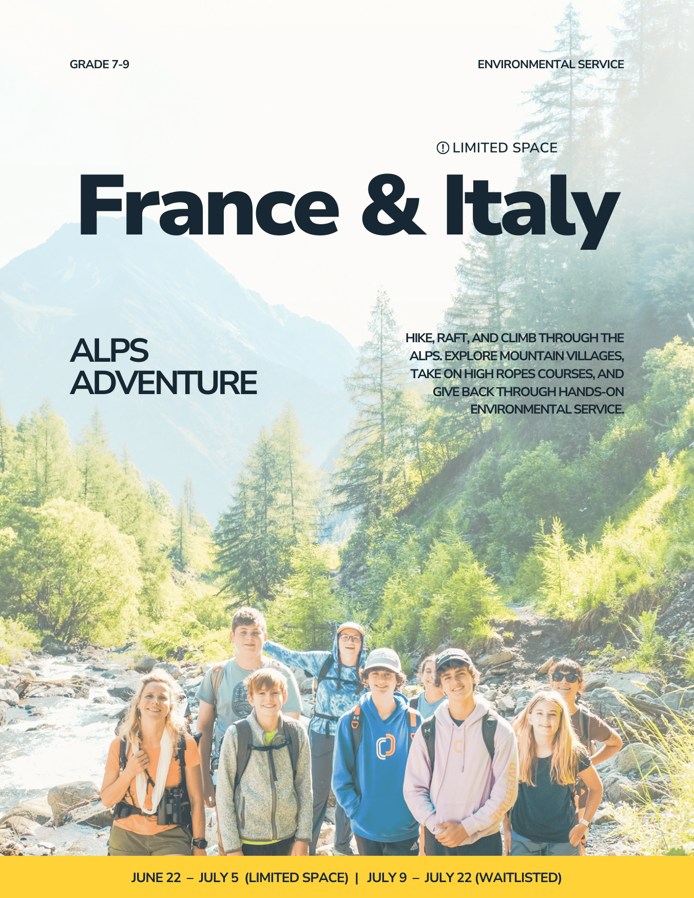 France & Italy: Alps Adventure