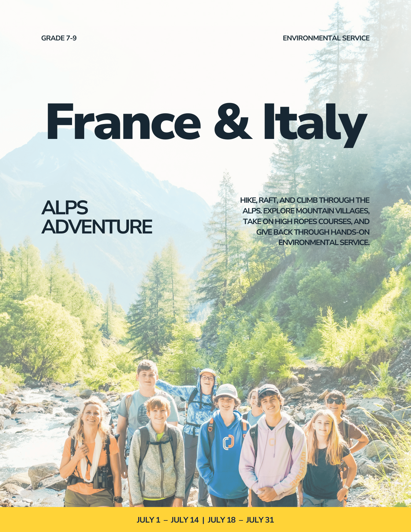 France & Italy: Alps Adventure