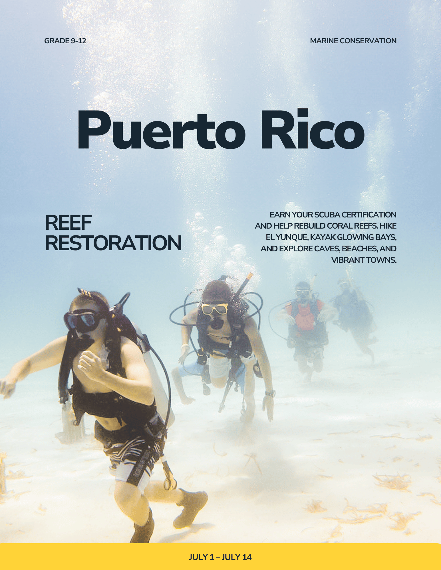Puerto Rico: Reef Restoration