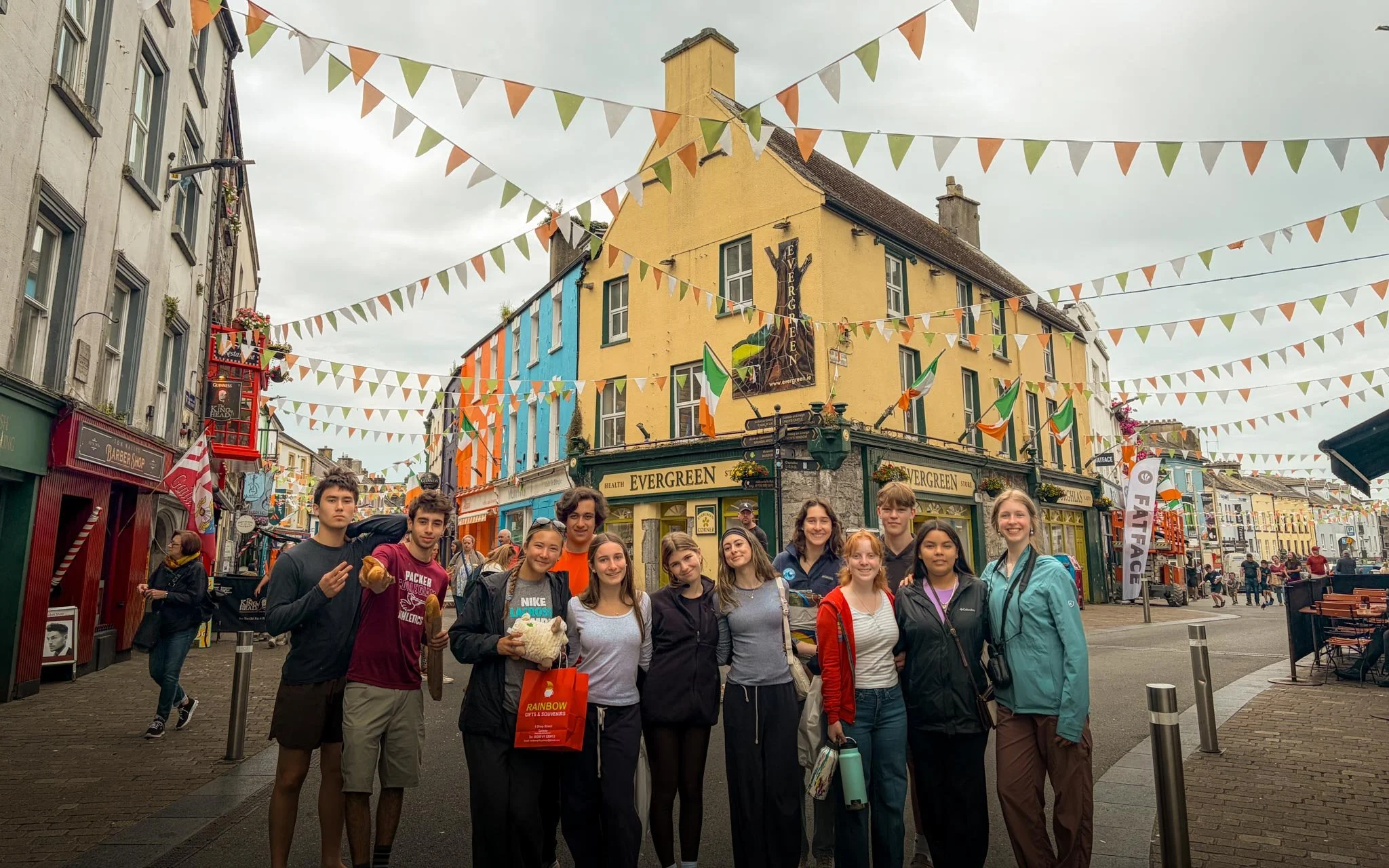  Exploring Dublin’s lively streets and historic pubs. 