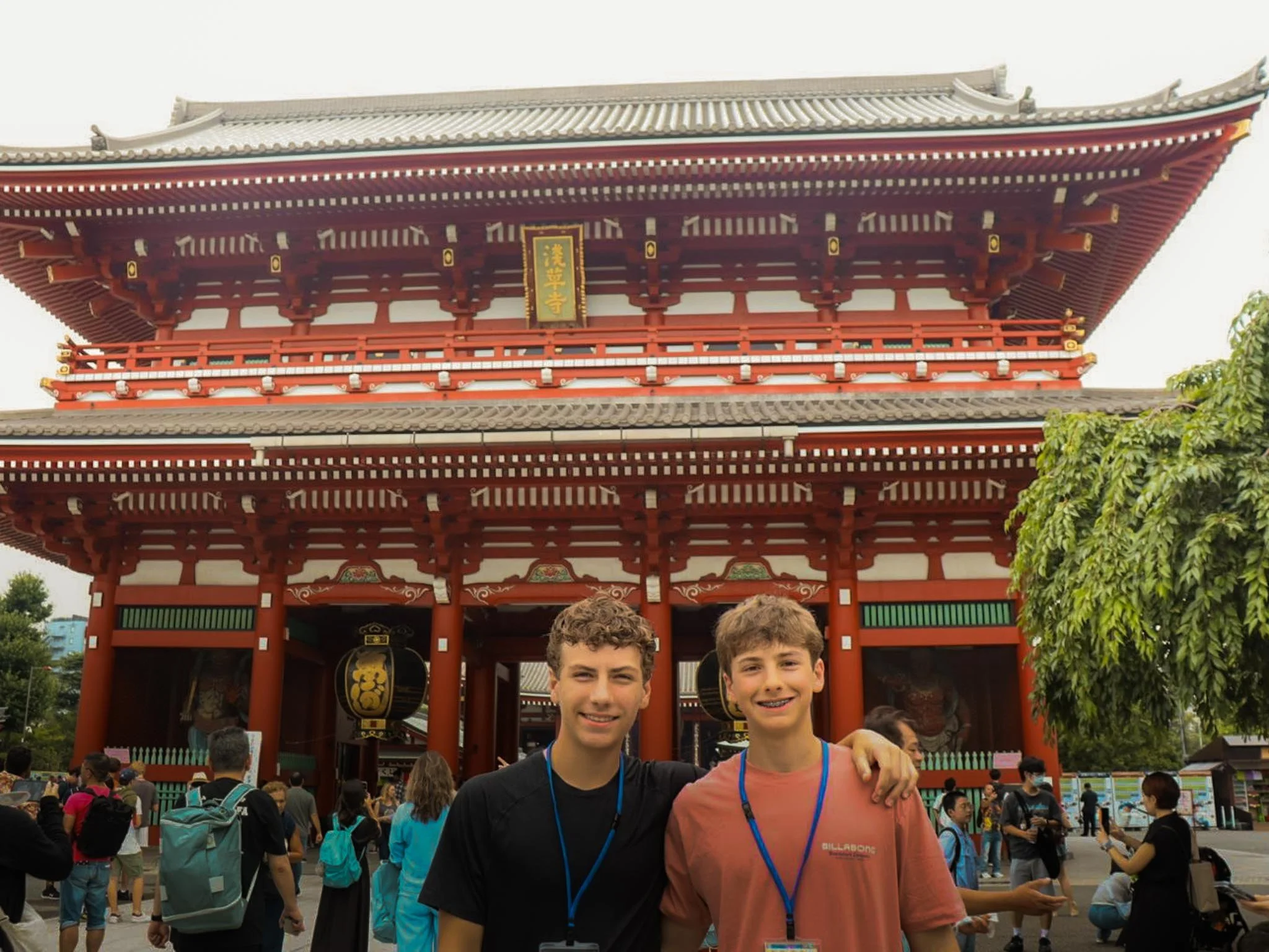  Visiting Sensoji Temple in Tokyo. 