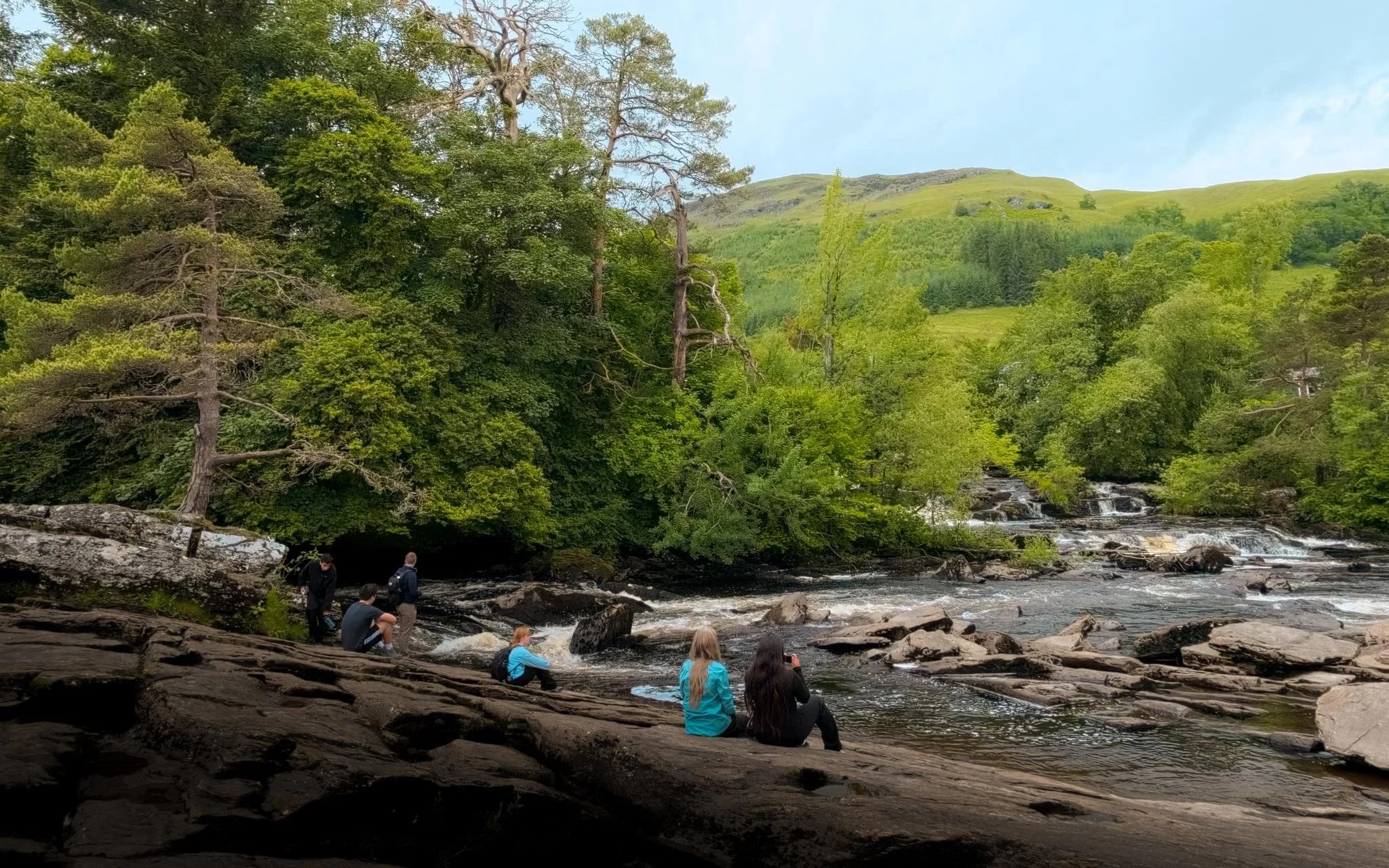  Exploring a Highland river valley. 