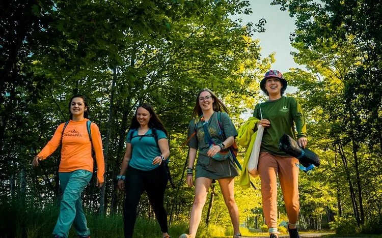 Trip leaders in training together, candid
