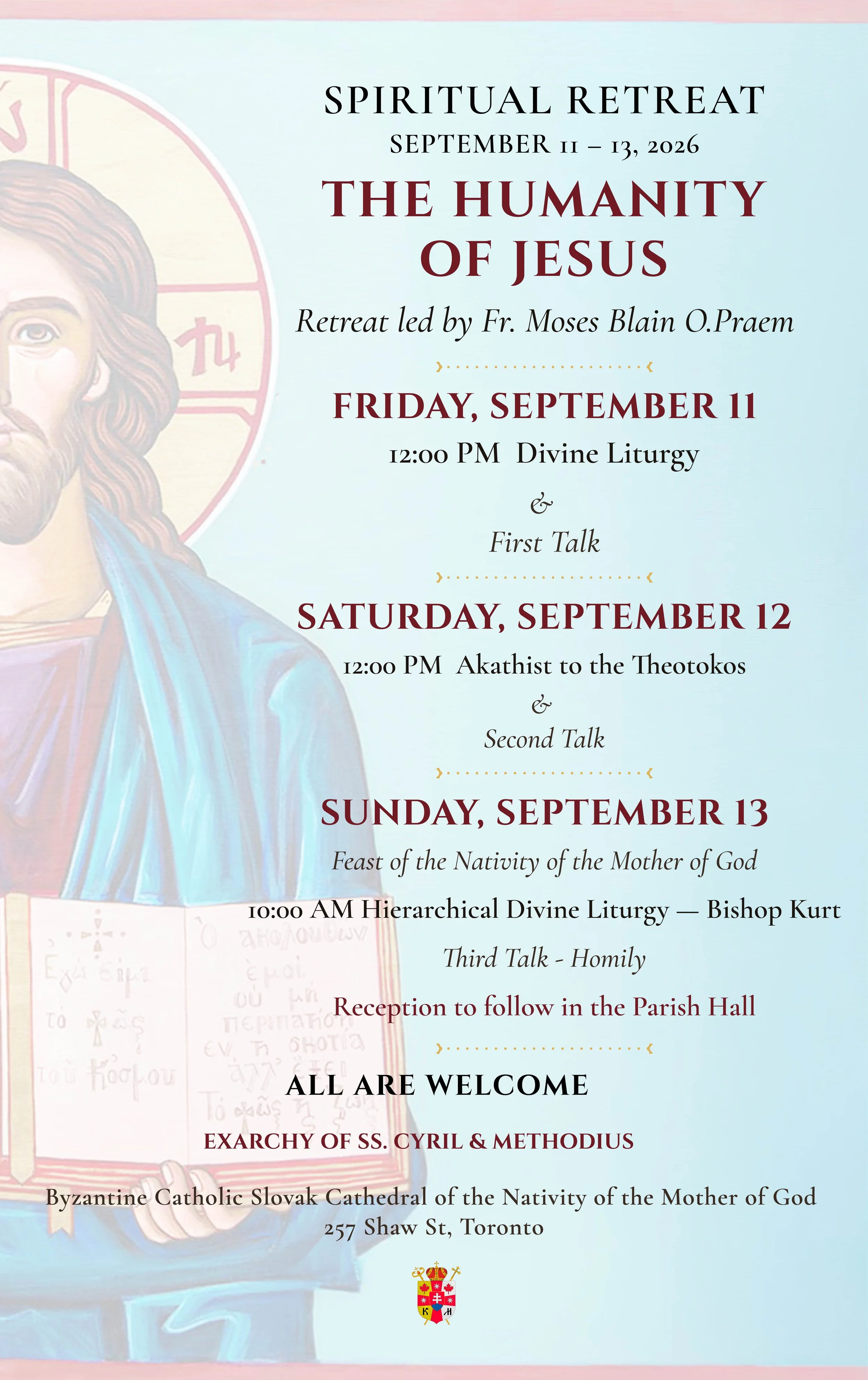 Spiritual Retreat - The Humanity of Jesus