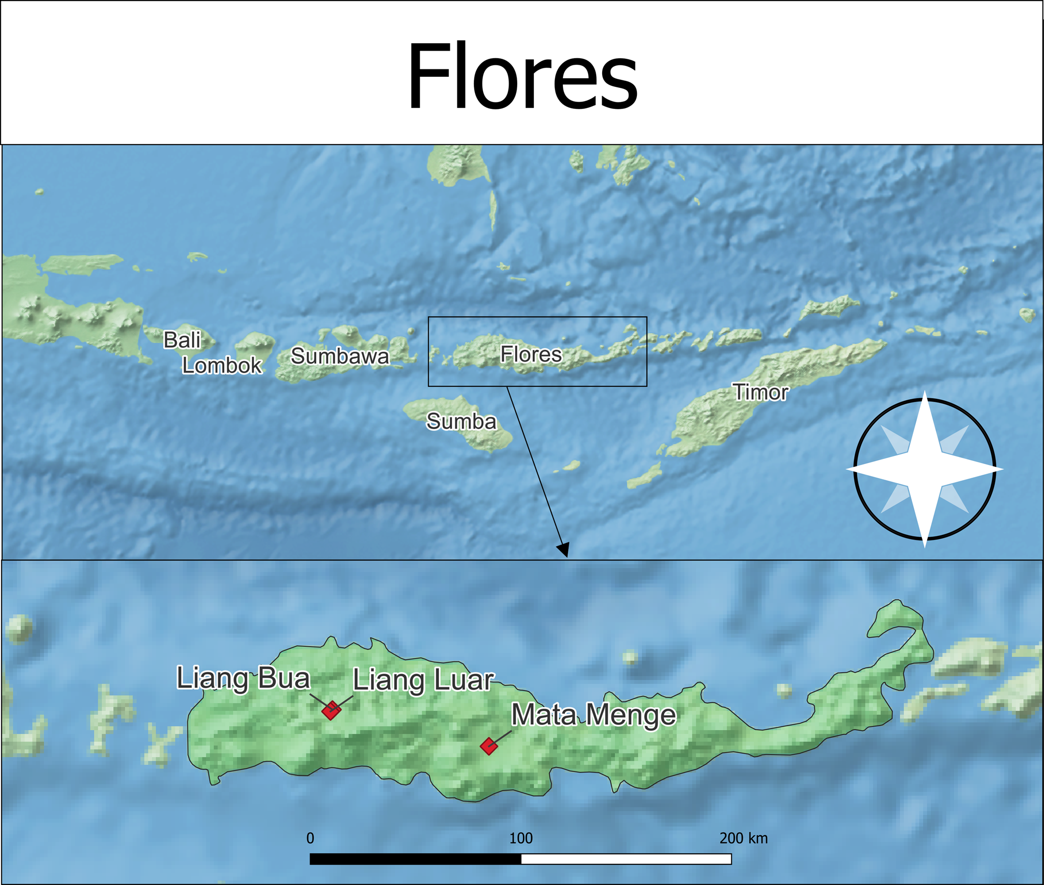 Lesser Sunda Islands Part 1 Flores - Flores Map
