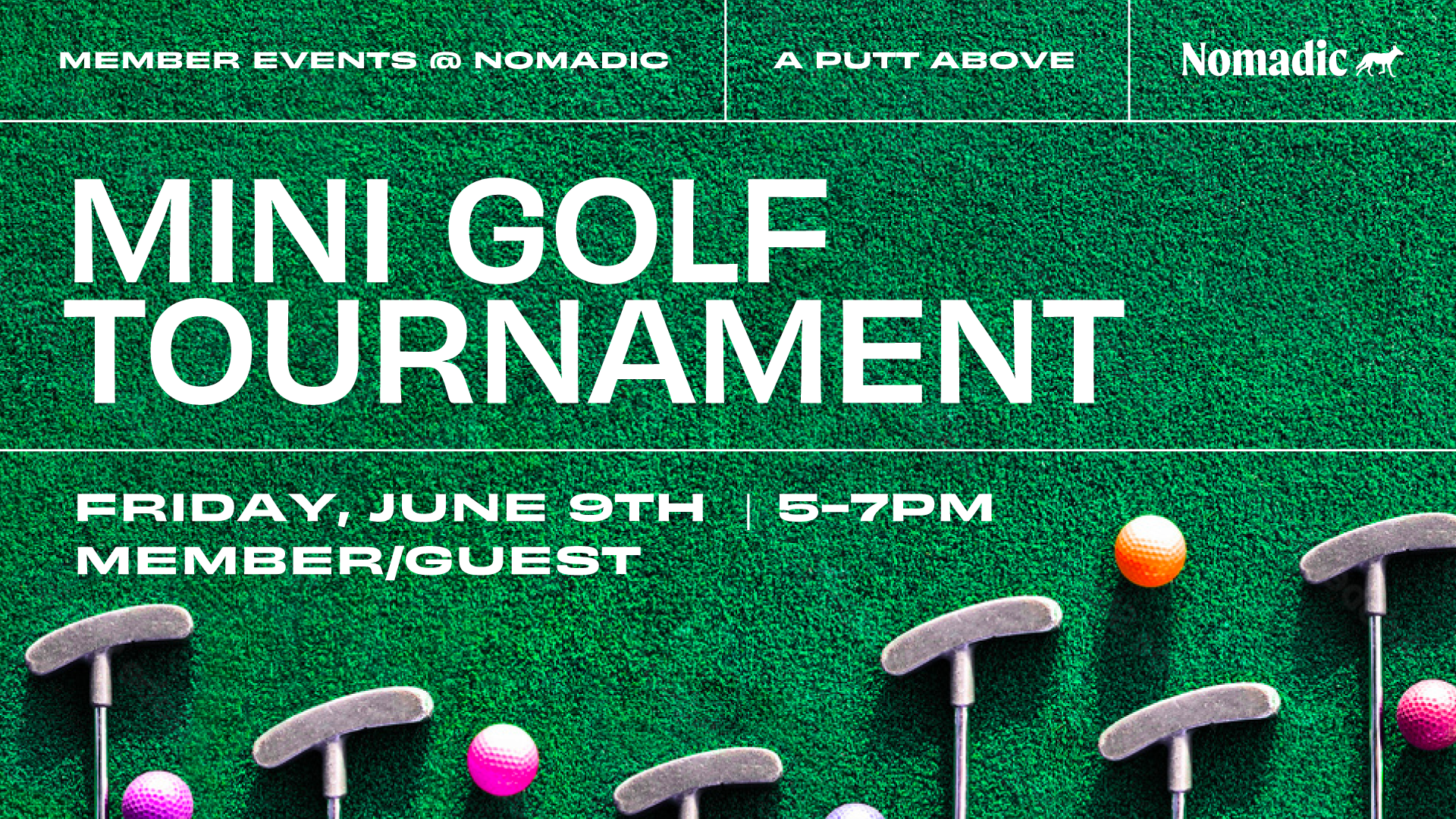 Nomadic Mini Golf Tournament